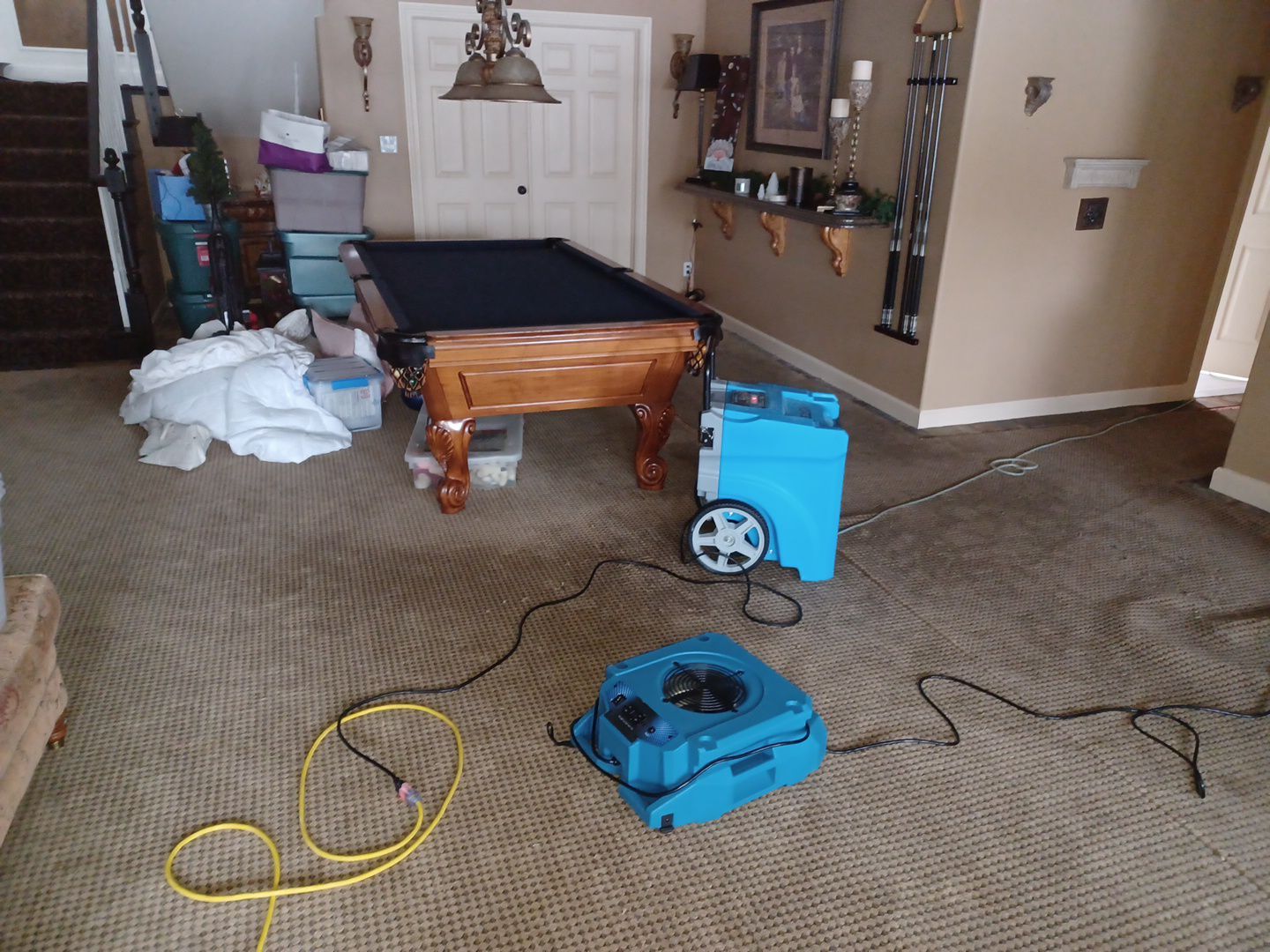 Project in Commerce Charter Twp by EzDry Water Mitigation & Property Restoration