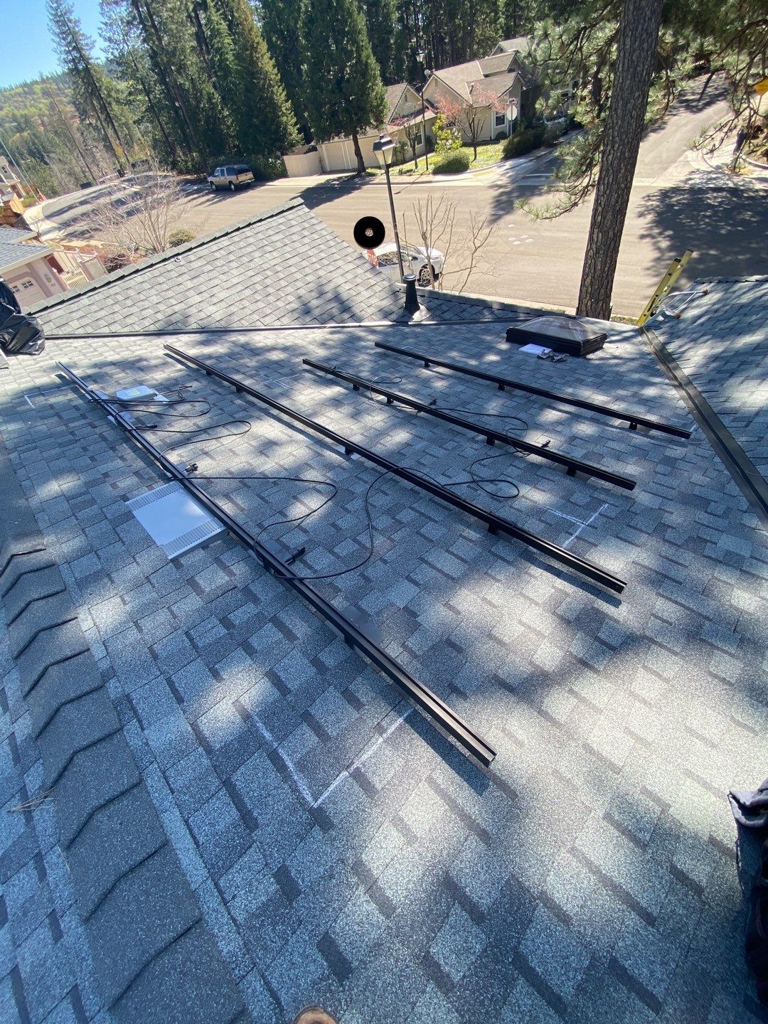 Attic Insulation, Roofing, and Solar for this in-town home by Byers Enterprises 