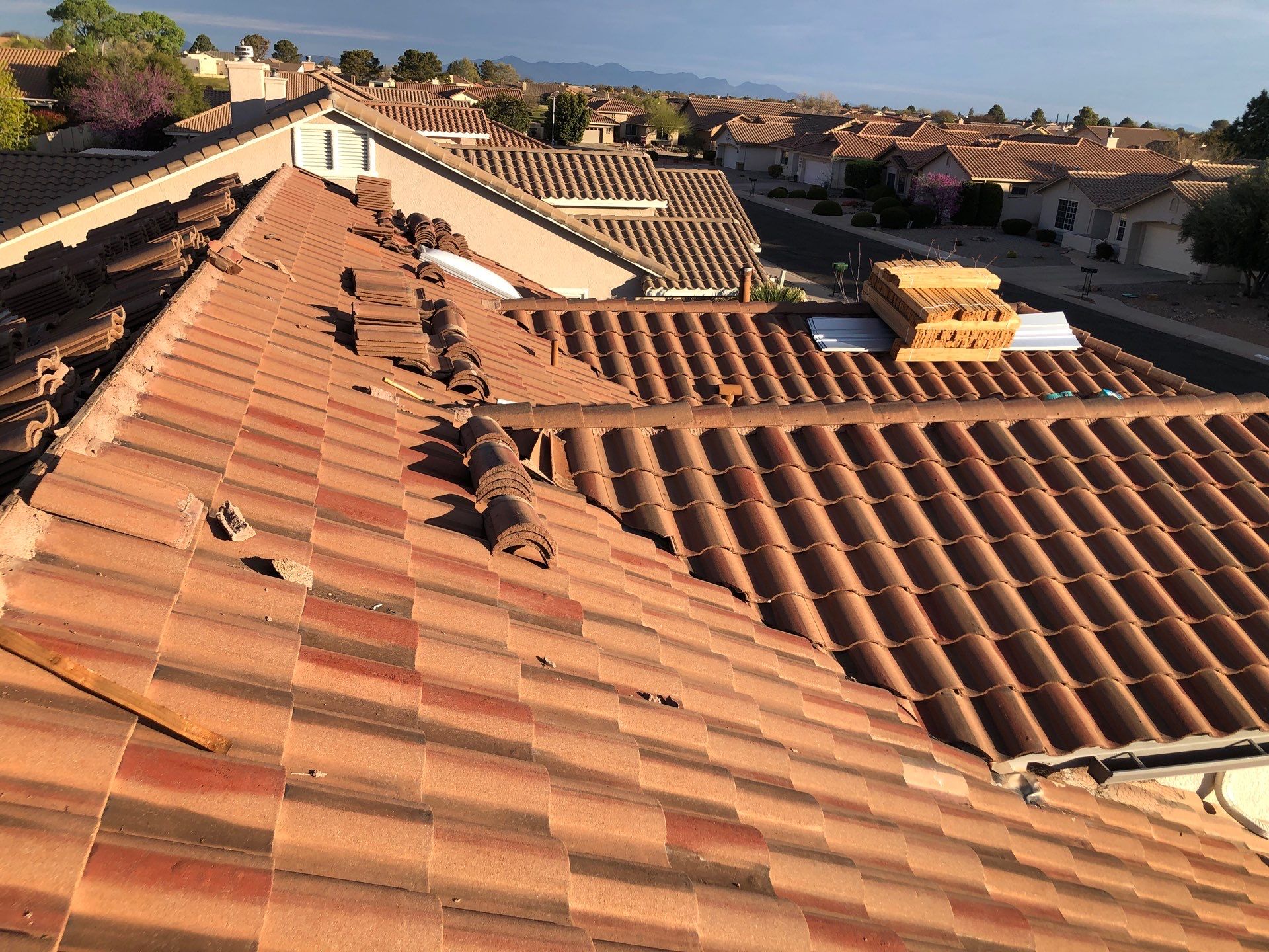 Teracotta Concrete Tile by Reimagine Roofing