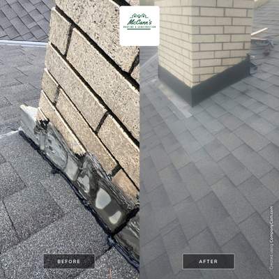 chimney flashing replacement in Oklahoma City