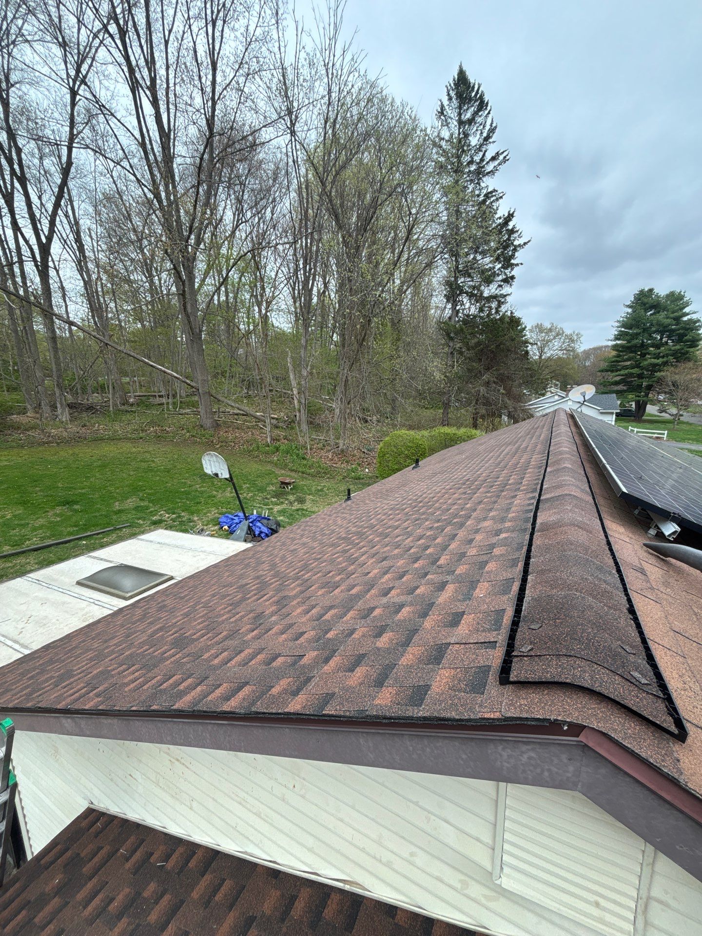 Asphalt shingles in Orange, CT gives homeowner brand new roof! by DiGiorgi Roofing and Siding Inc