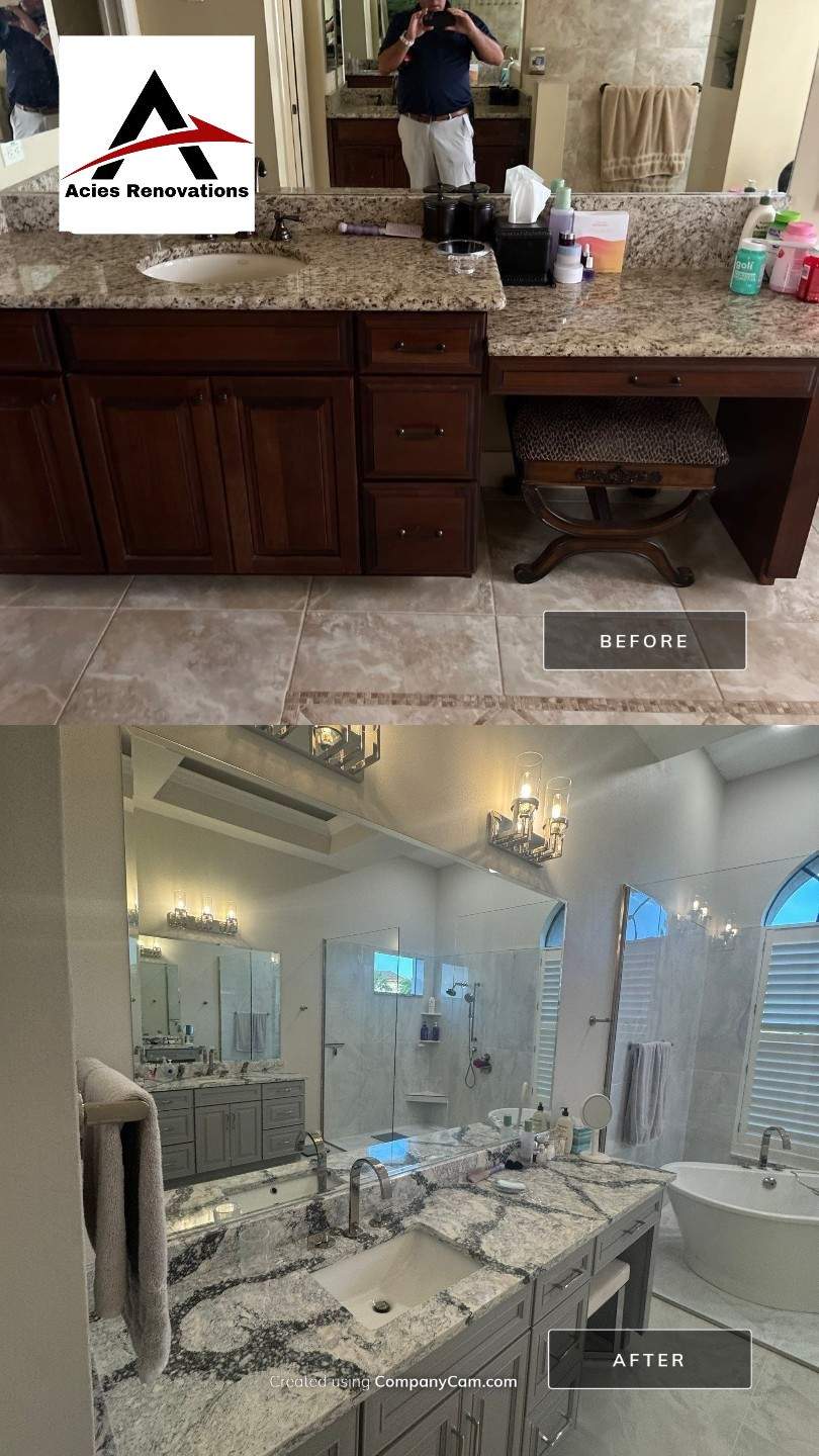 Bathroom Remodels by Acies Renovations