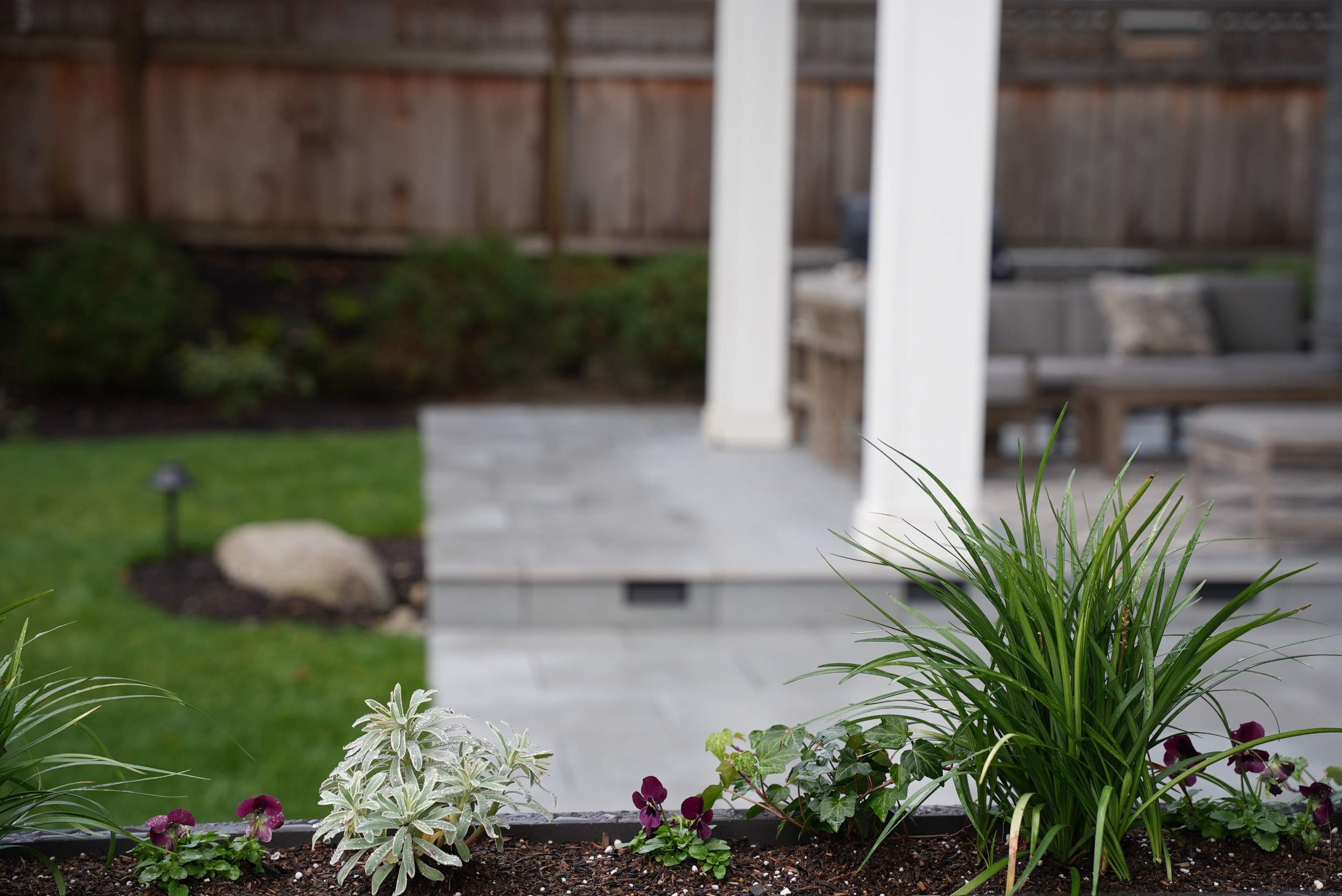 Hardscaping Back Patio Landscape Project  by Jireh Asphalt & Concrete Inc 