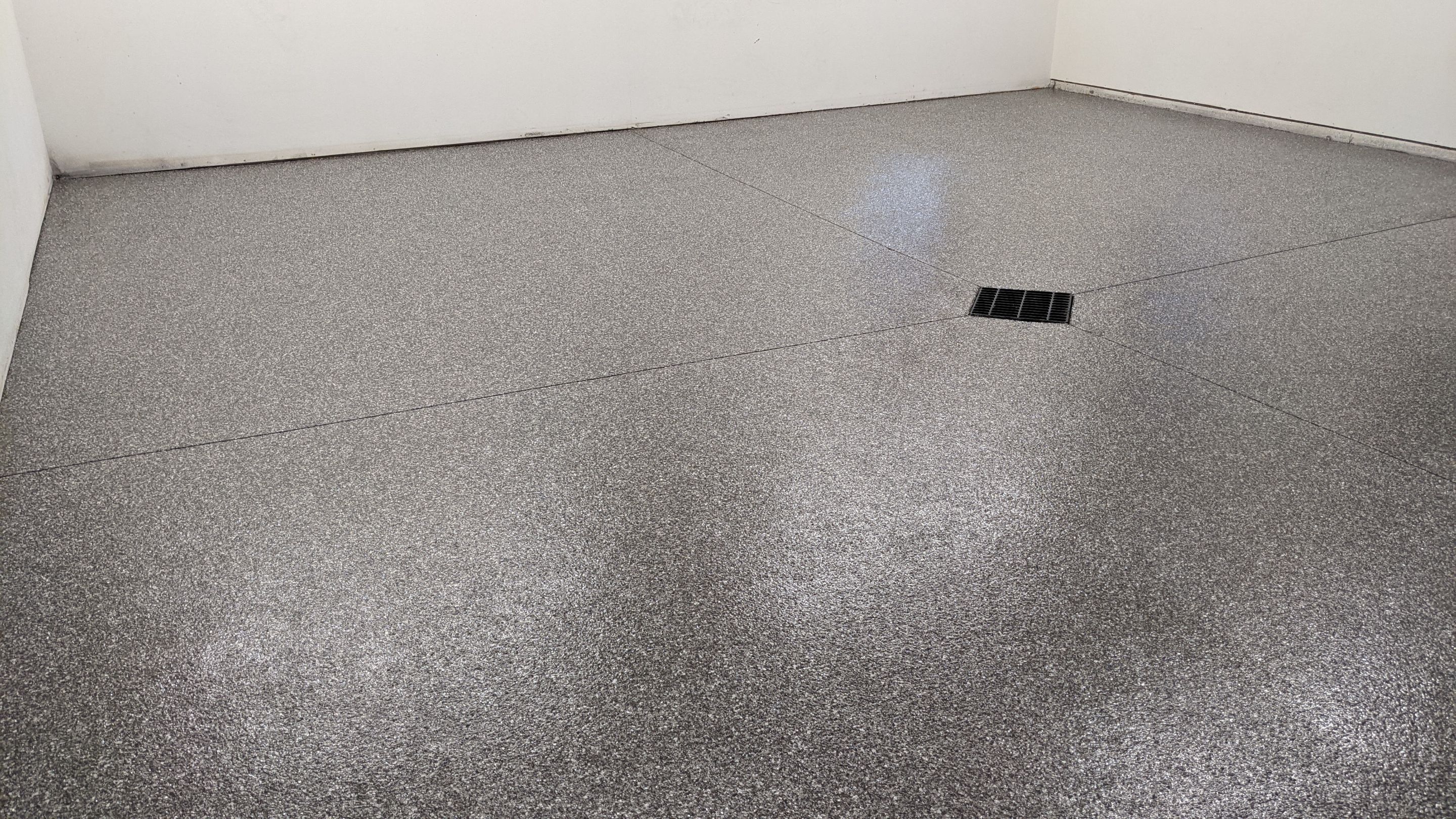 Garage Transformation using Silver Creek by Croc Coatings, LLC