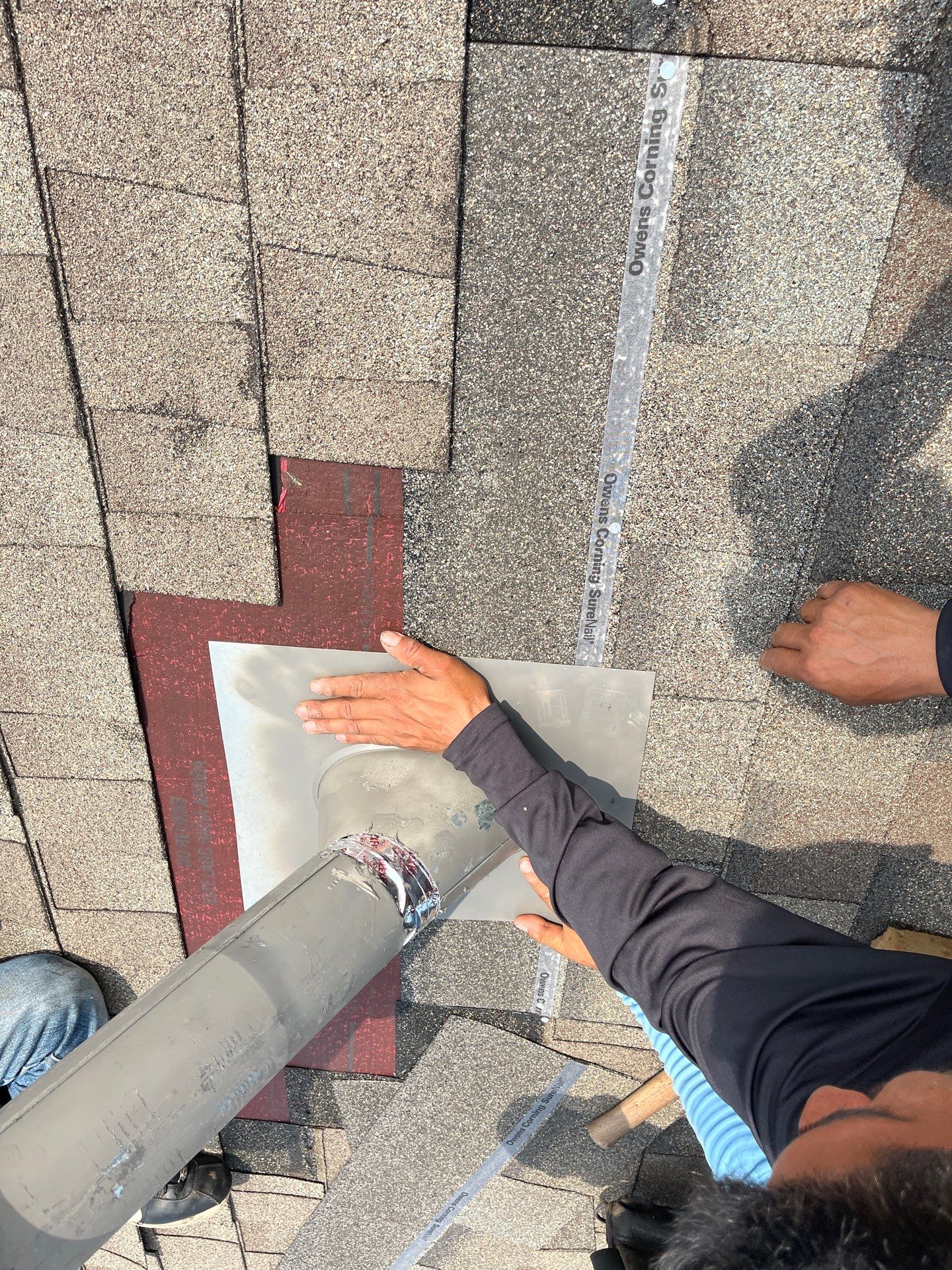Hail Damage using Owen's Corning Duration (Lifetime) Shingles by Roof Repair Company