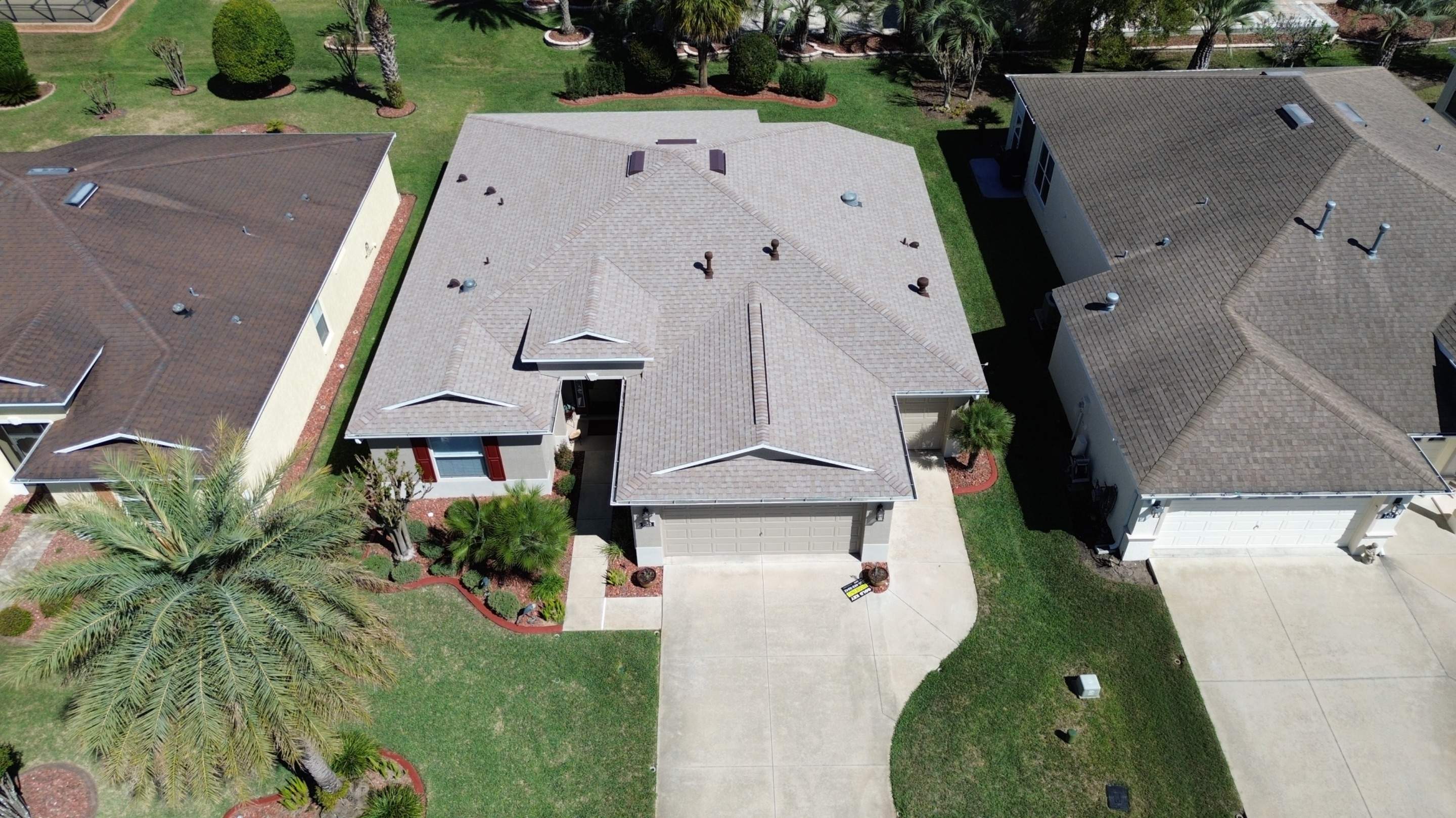 Residential Shingle reroof in Ocala FL by Gold Key Roofing
