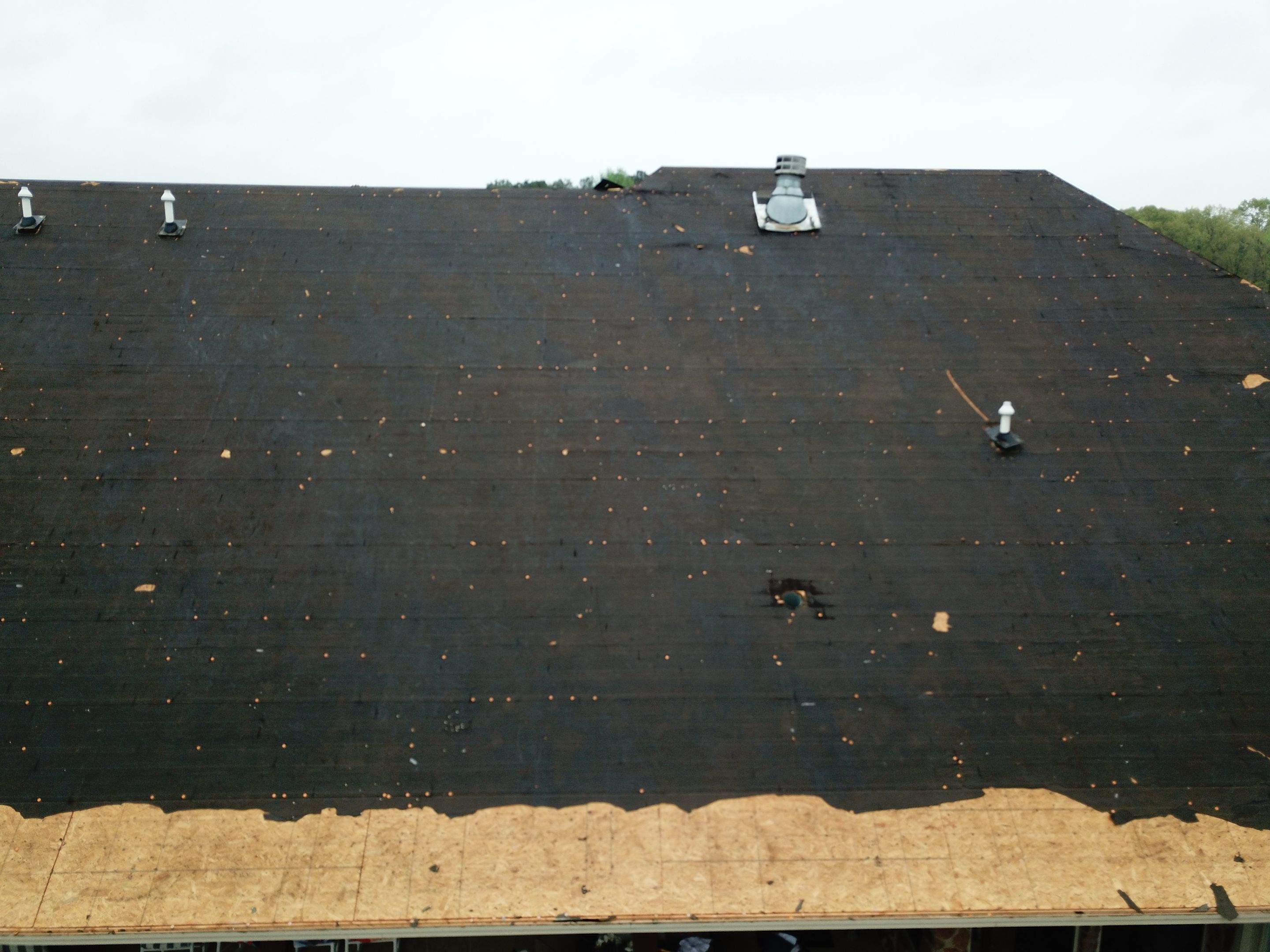 Residential Roofing Installation using Malarkey Architectural Vista Shingles by Hostetler Roofing