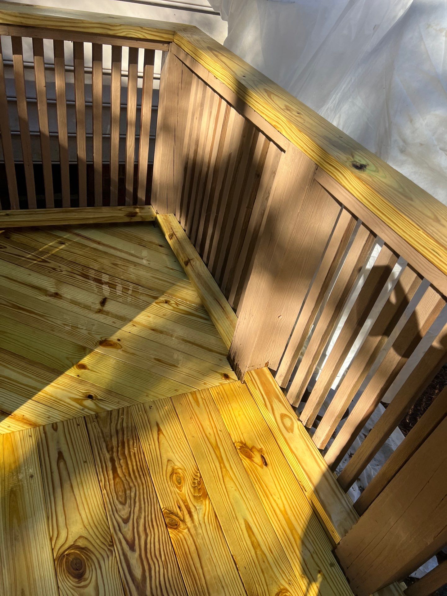 Coated Deck using Wood Sealant by DuraSeal