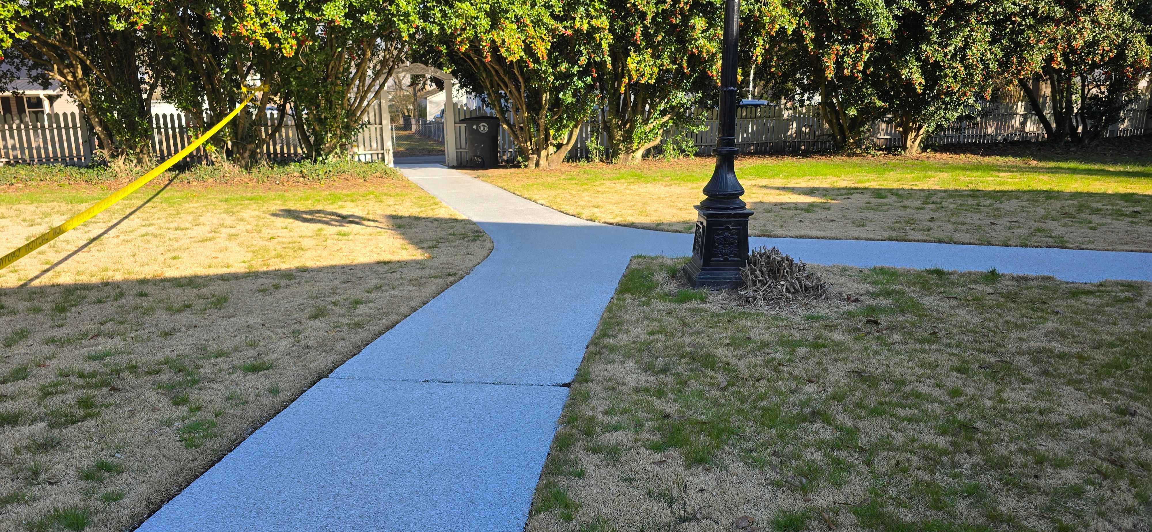 Sidewalk using Silver Bells by Elite Floor Solutions