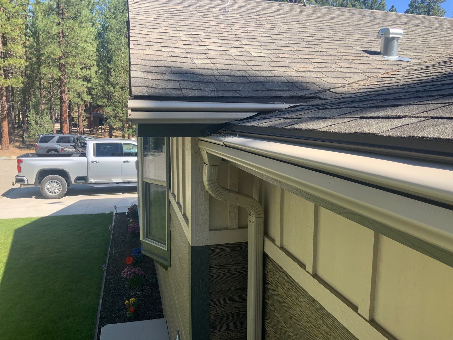 Gutter Installation using Englert LeafGuard Gutters by Byers Enterprises 