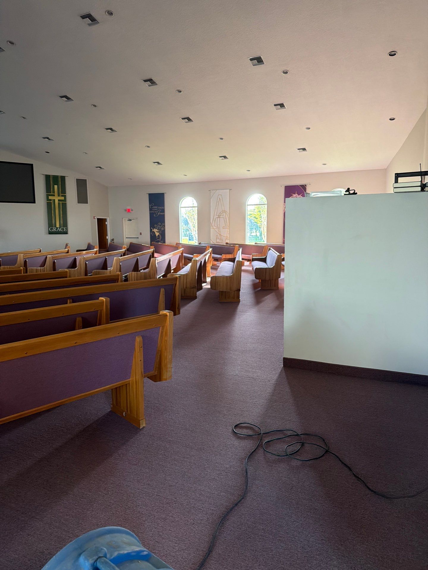 Water Damage Mitigation and Structural Drying for Okeechobee Church by SuperClean 