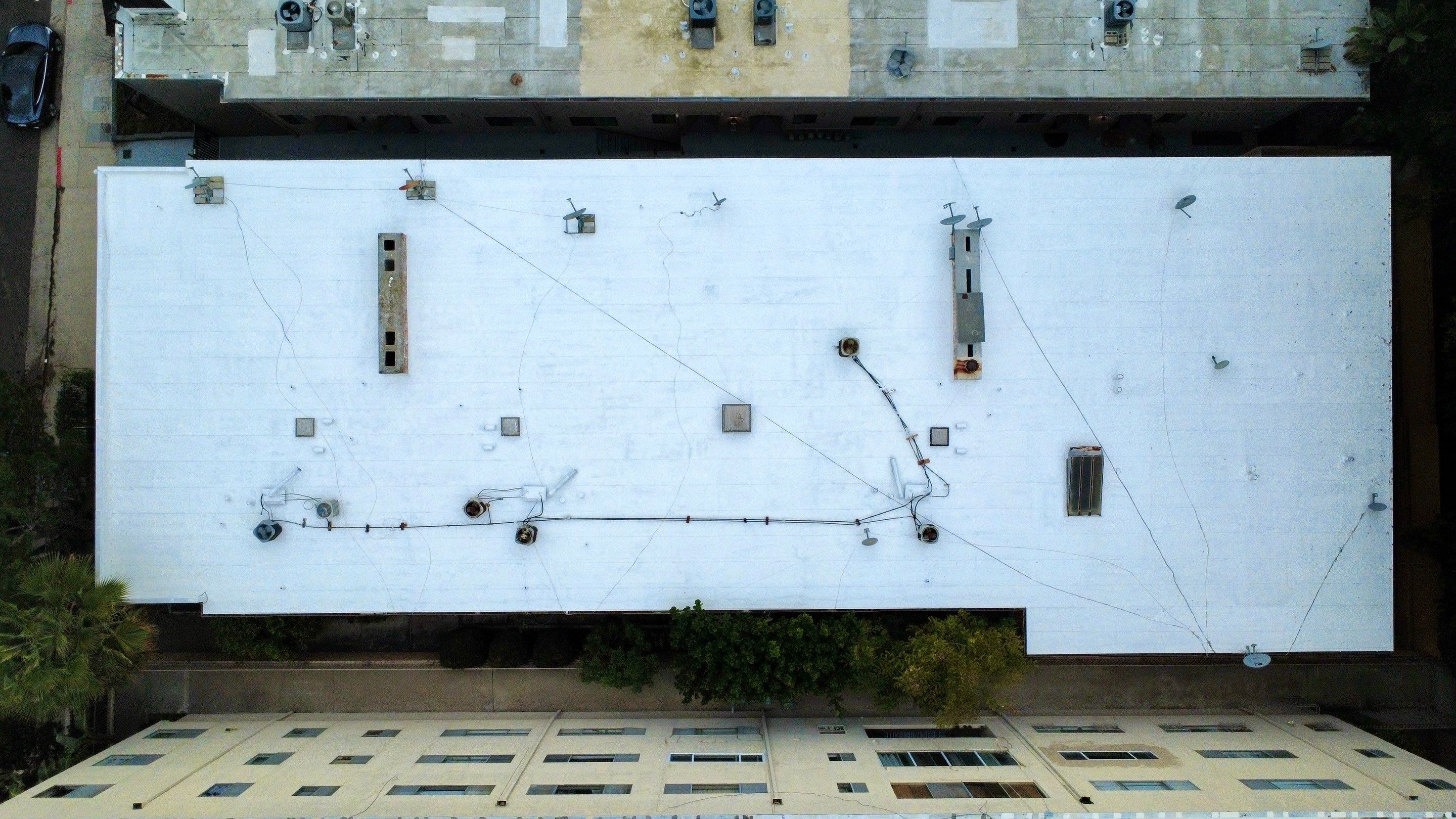 Silicone Coating- Apartment Building in West Hollywood by Hull Brothers Roofing