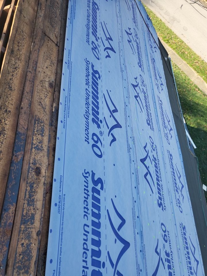 ATLAS PINNACLE COLOR: COASTAL GRANITE DRIP EDGE: BLACK by Eagle Eye Roofing