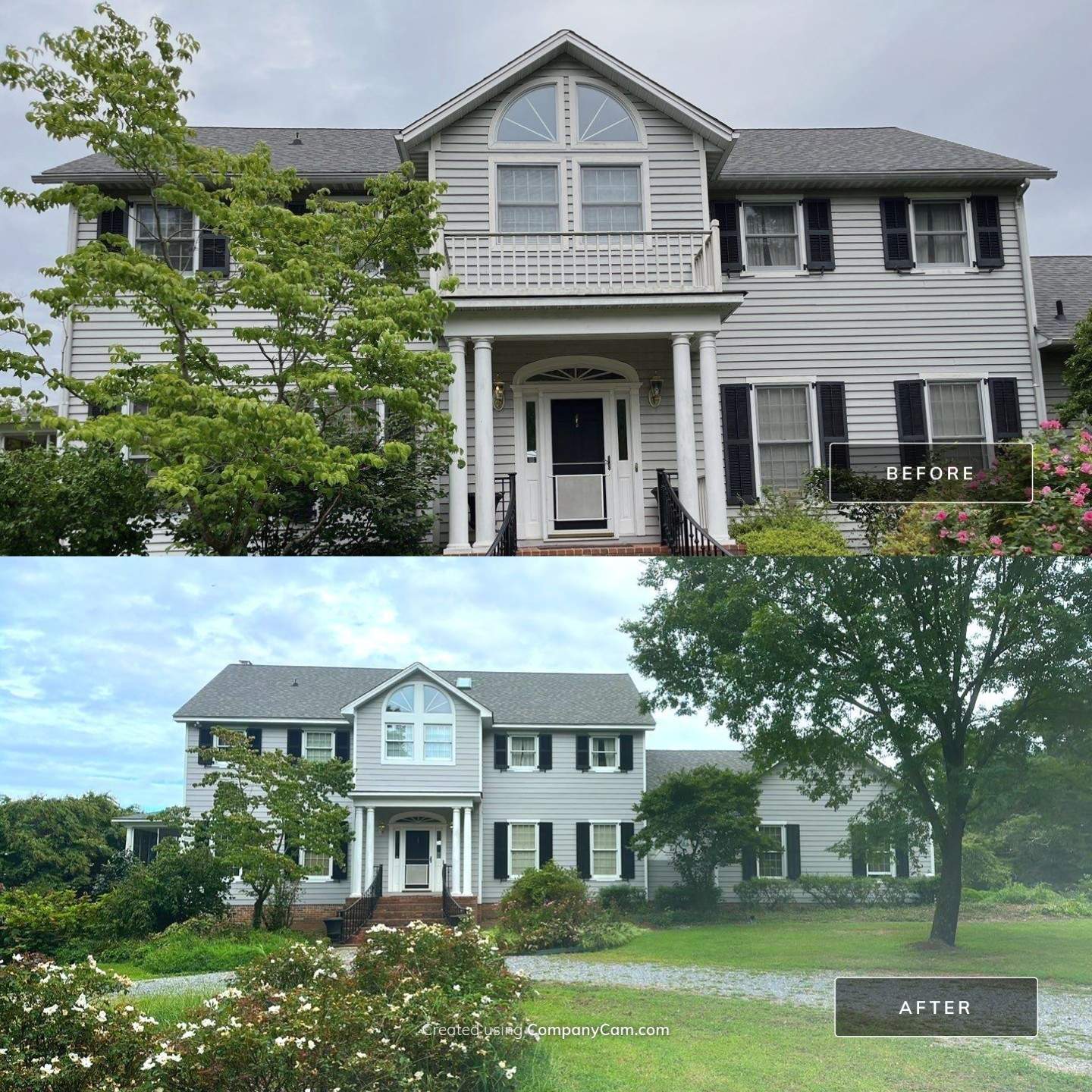 Siding Installation using JH Plank Smooth Eased Edge by ExteriorPros