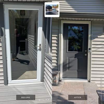 Entry Door and Storm Door Installation Using ProVia Entry Door and ProVia Storm Door