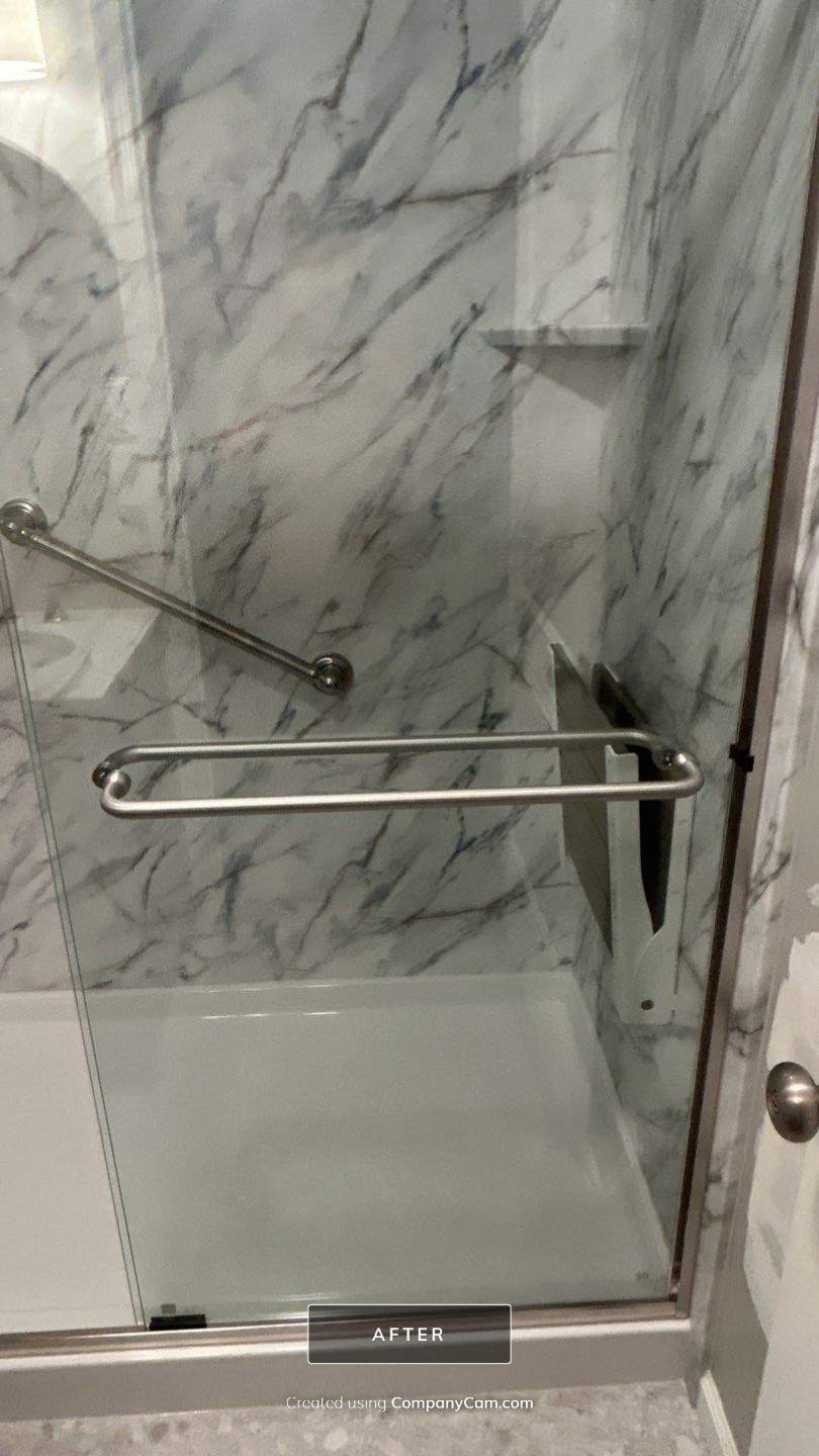 Tub to Shower Remodel by BathPlanet SW Virginia
