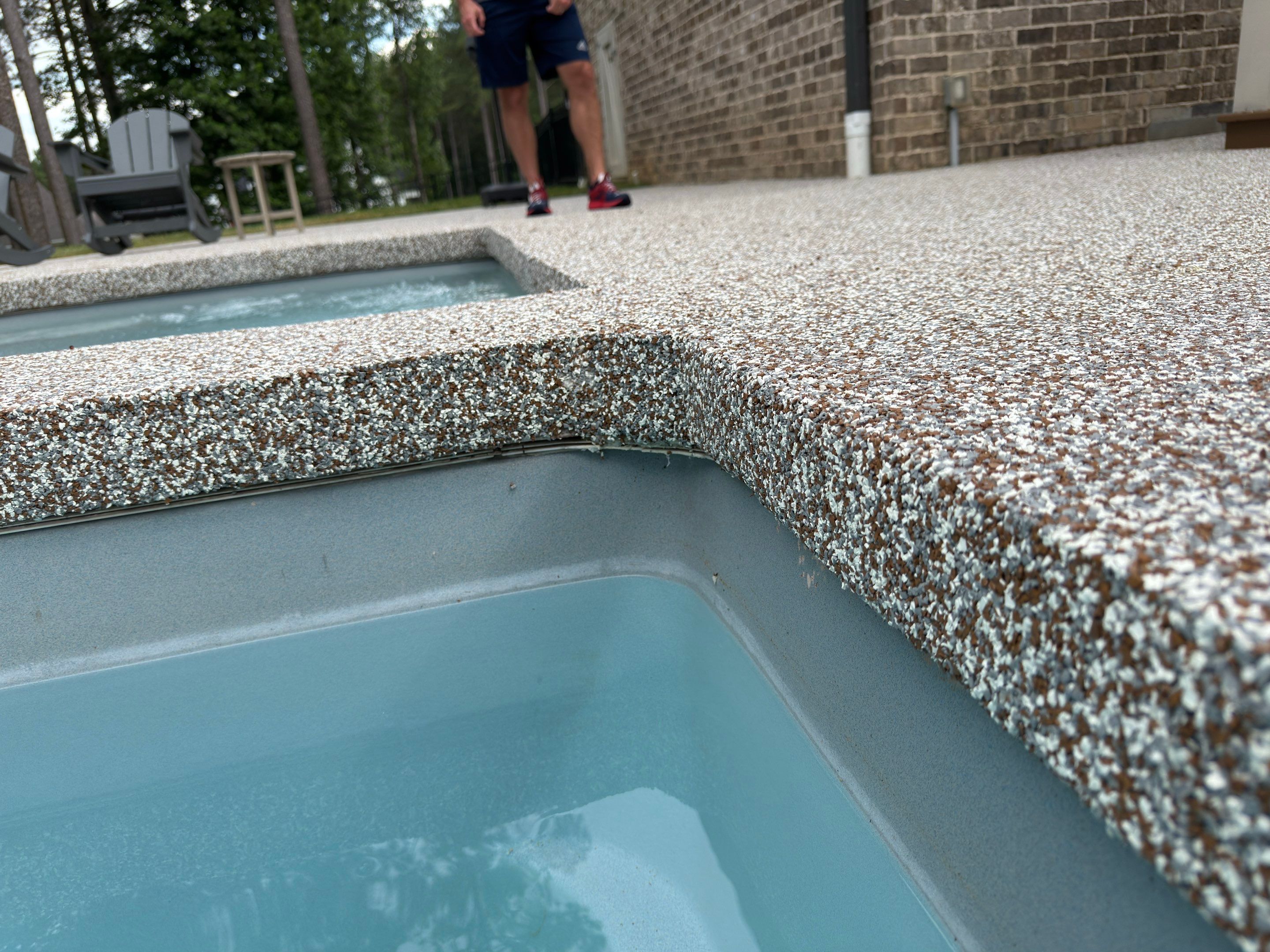 Pool Deck And Verticals Transformation by Elite Floor Solutions
