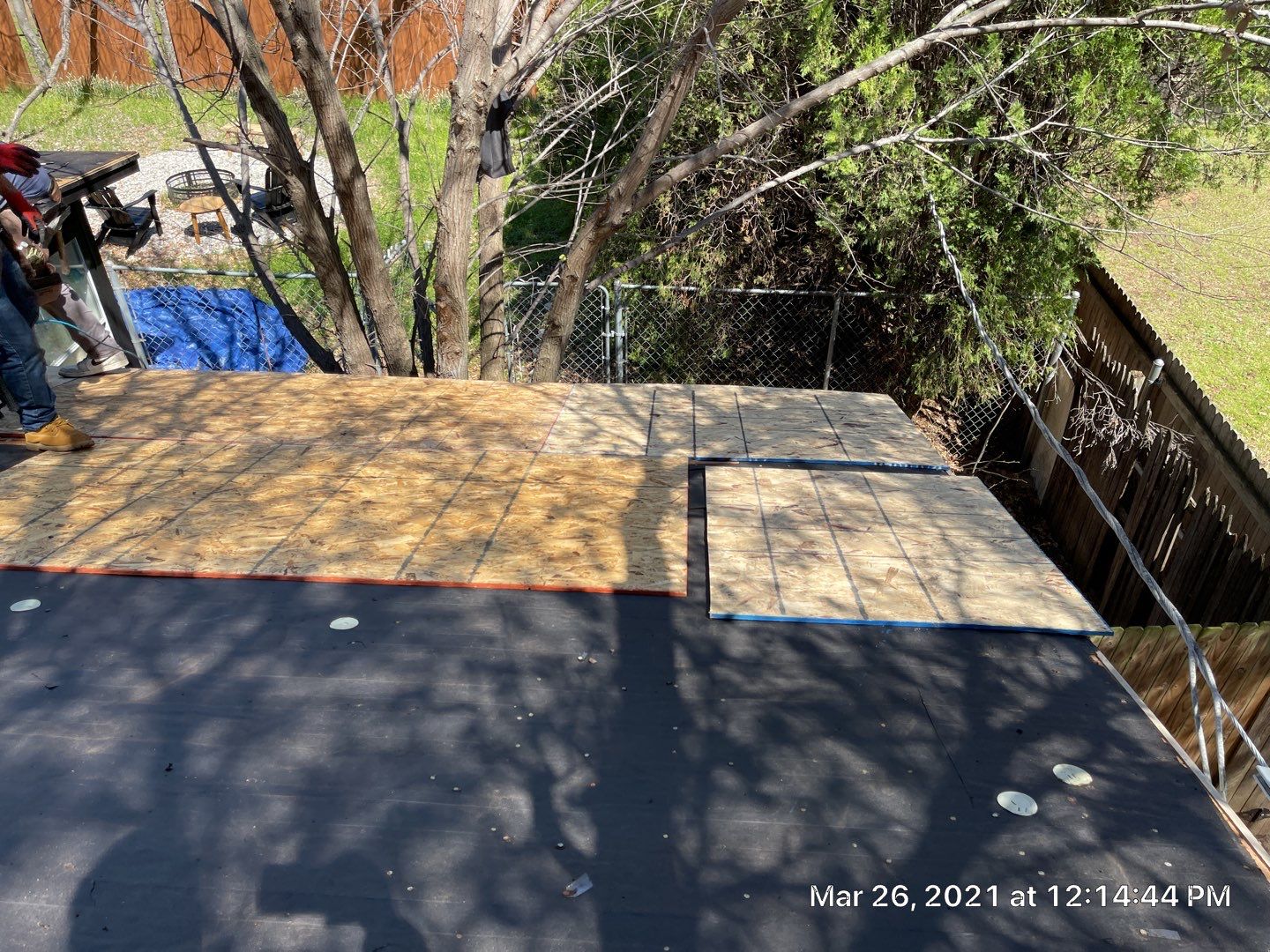 Historical Home needed a full decking and new roof by First United Roofing & Construction