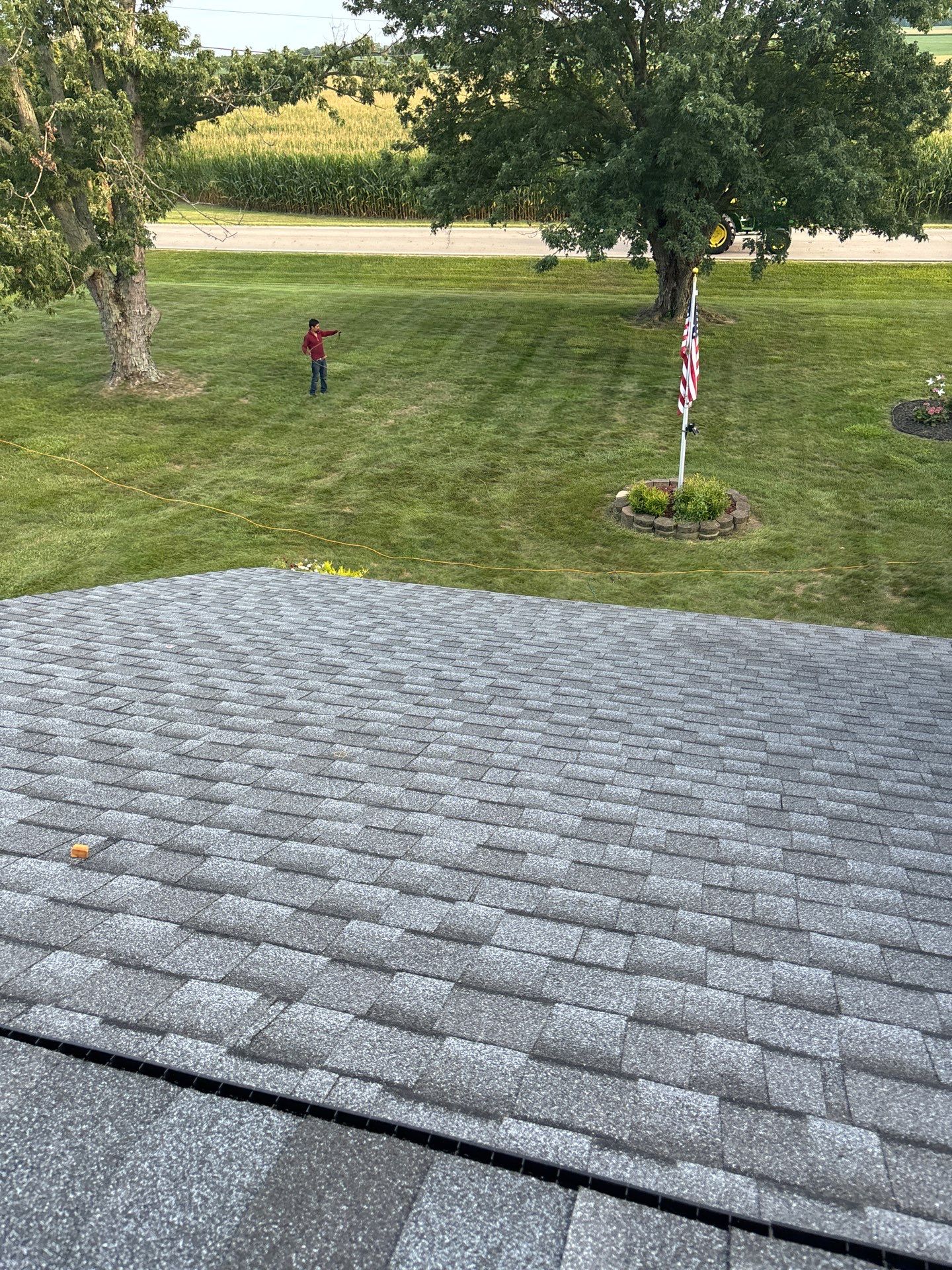 Residential Roofing Installation using Timberline UHDZ Shingles - Pewter Gray by RoofX 