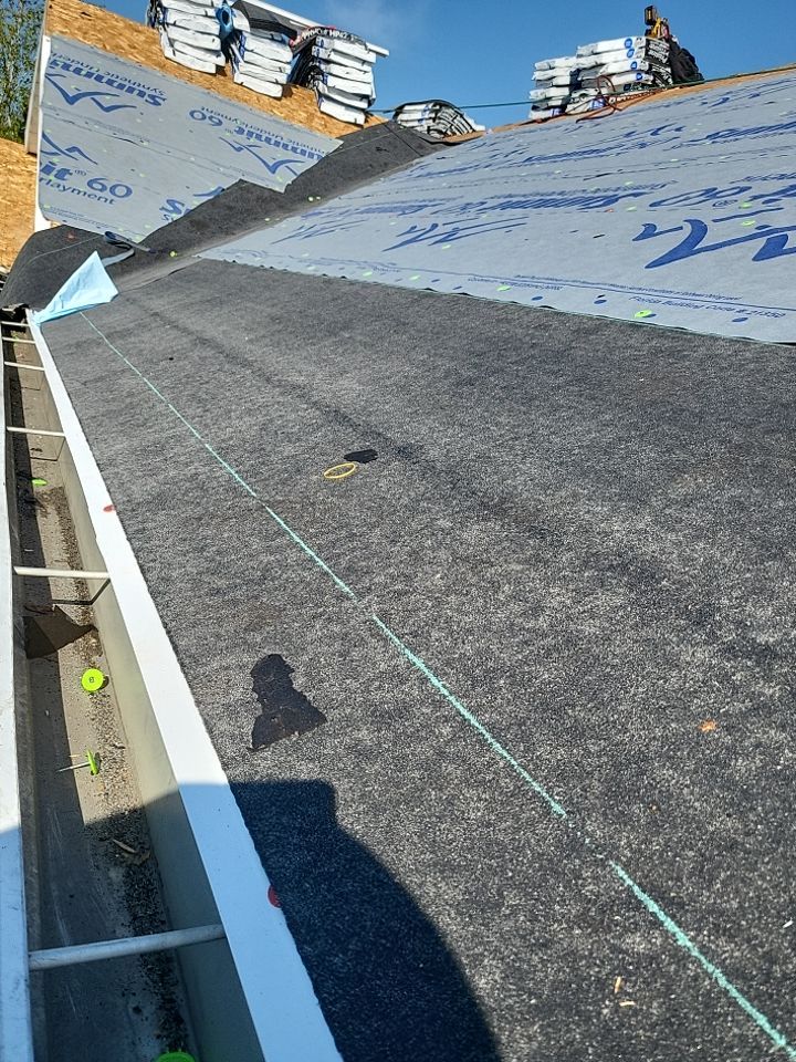 ATLAS PINNACLE COLOR: BLACK SHADOW DRIP EDGE: WHITE by Eagle Eye Roofing