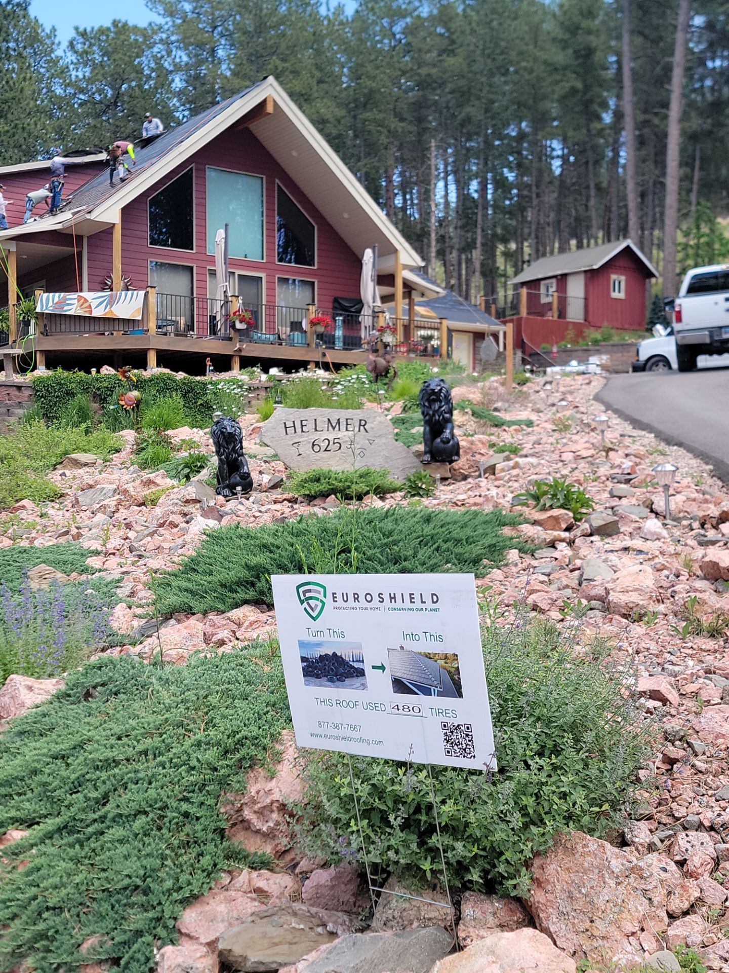 Euroshield install before hail season. by Weather-Tite Exteriors LLC