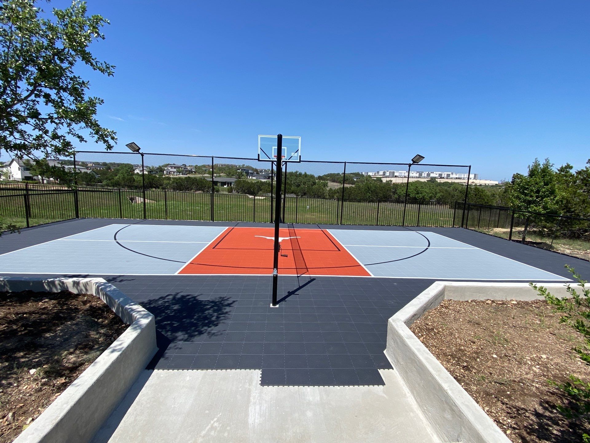 Custom Gamecourt in South Austin by Sport Court Austin