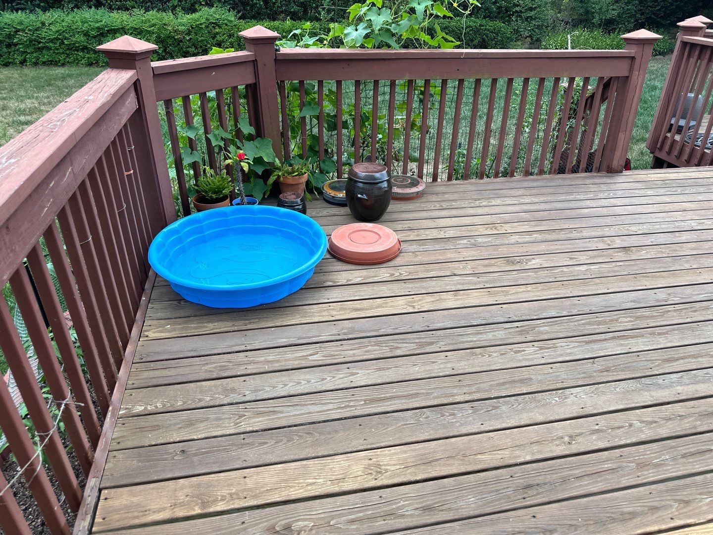 Weathered Deck using Wood Sealant by DuraSeal