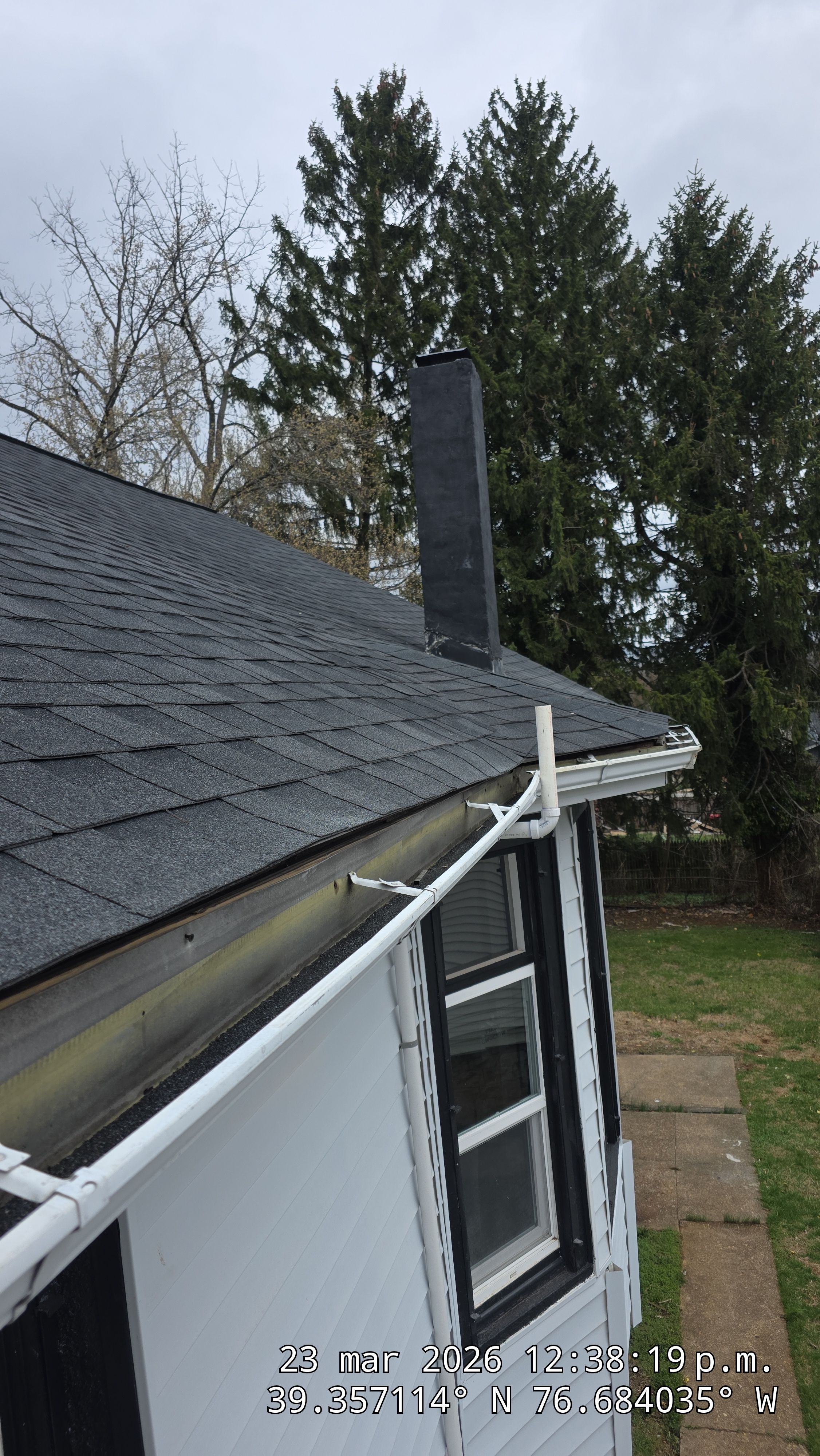 Gutter project in Baltimore by ZA&MY SERVICES LLC