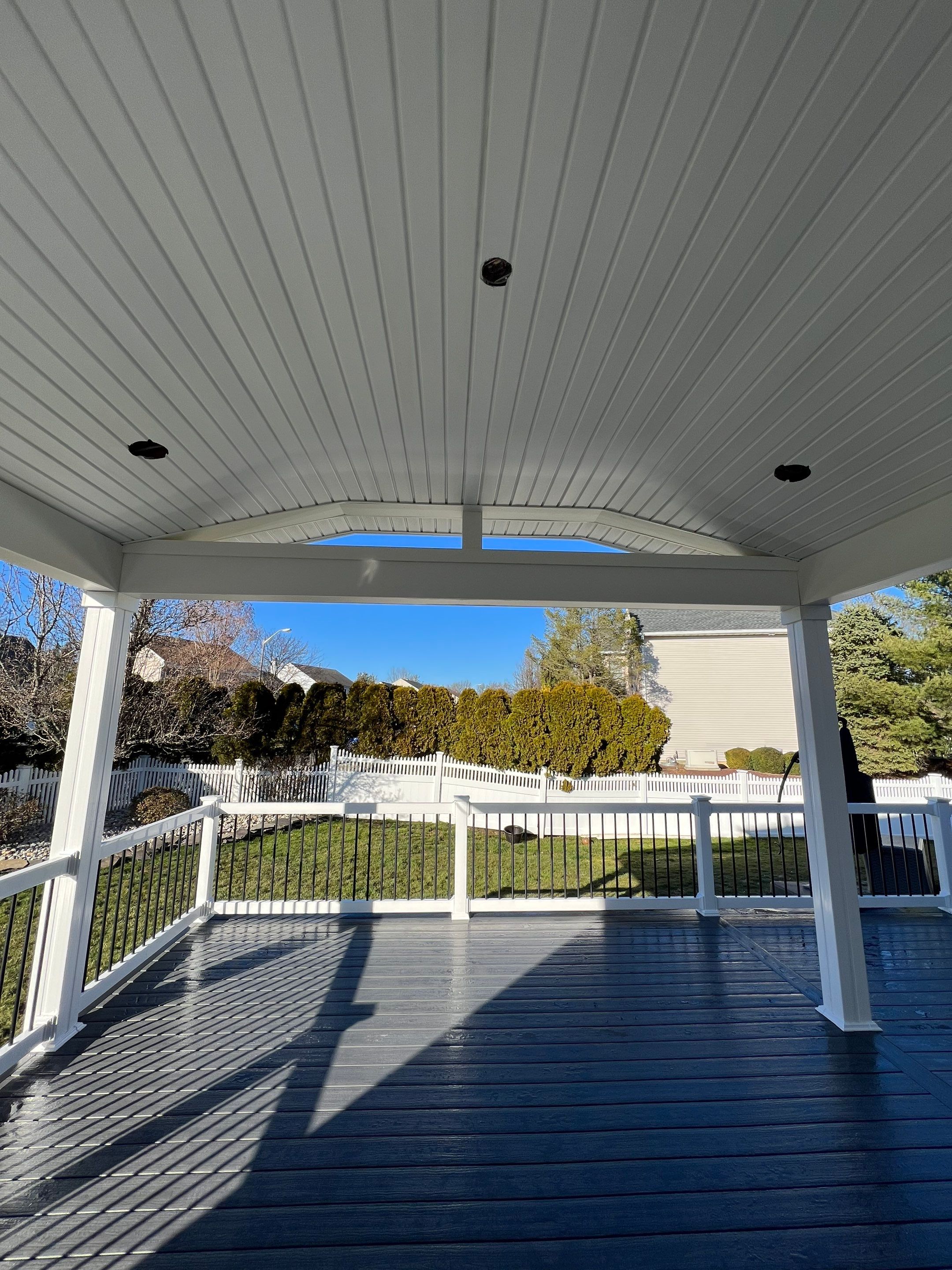New deck With Porch  by deck guardian