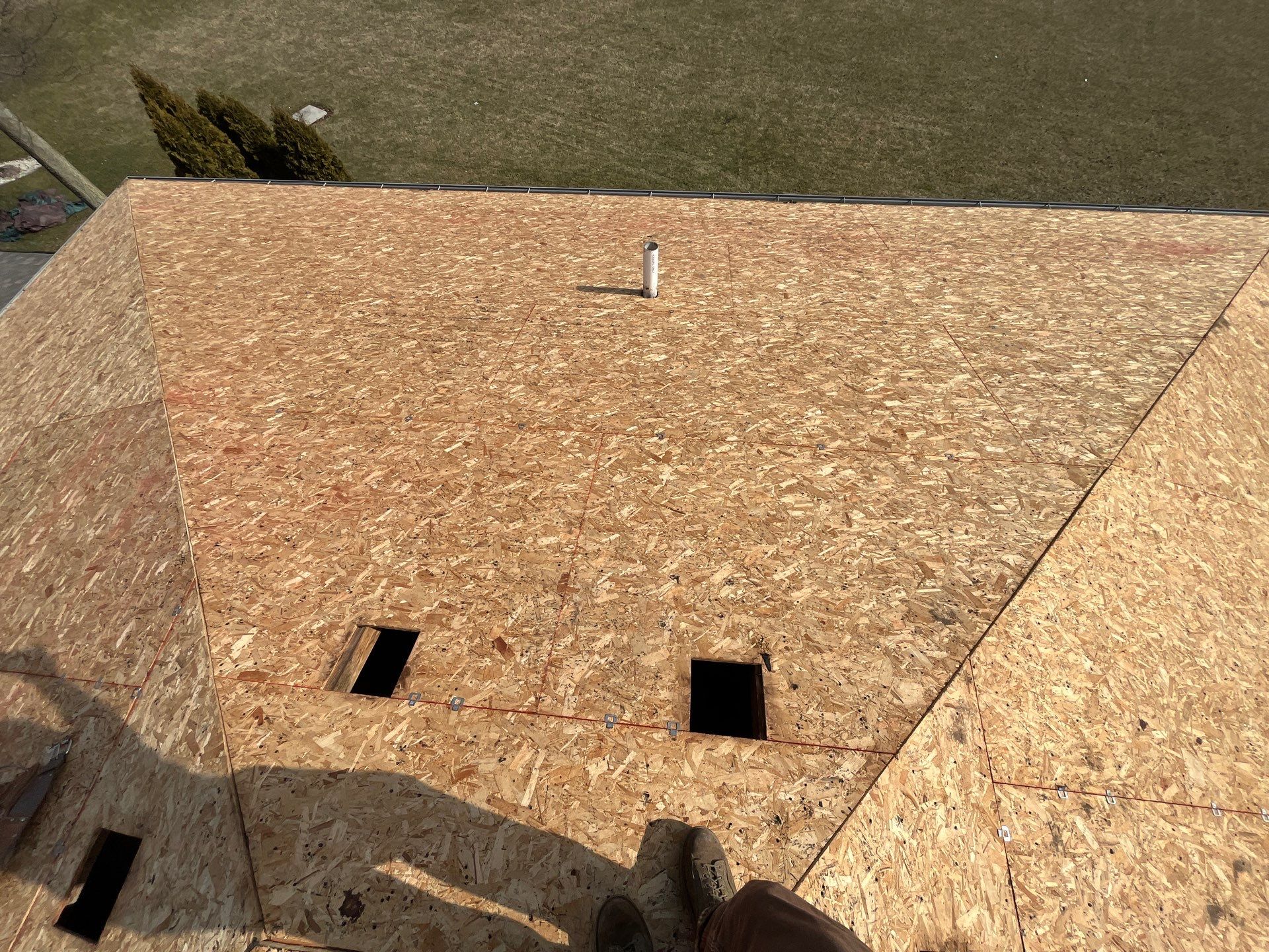 Residential Roofing Installation using GAF Timberline HDZ Weathered Wood by Nitro Roofing and Construction