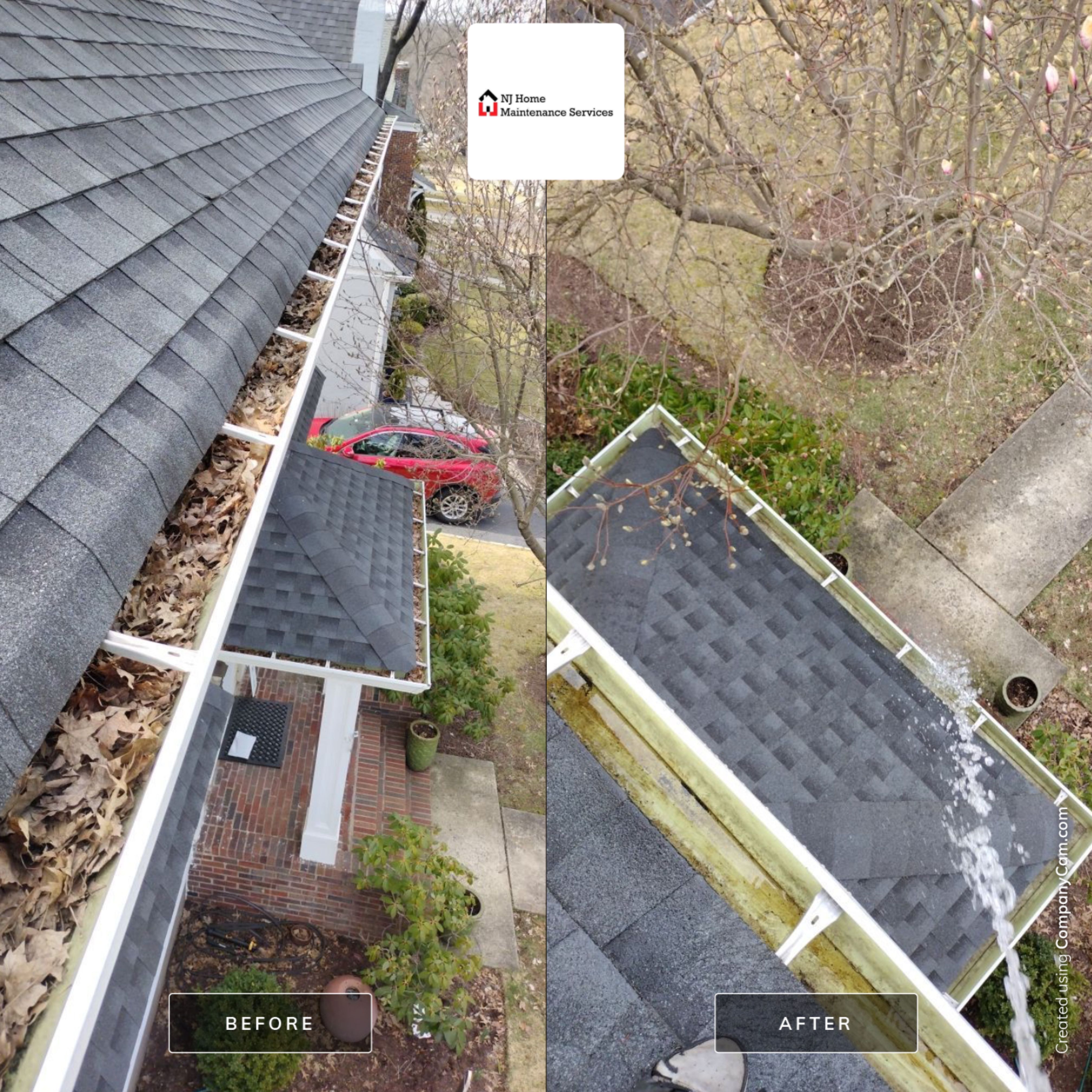 Residential Gutter Cleaning and System Assessment in Verona New Jersey by NJ Home Maintenance Services