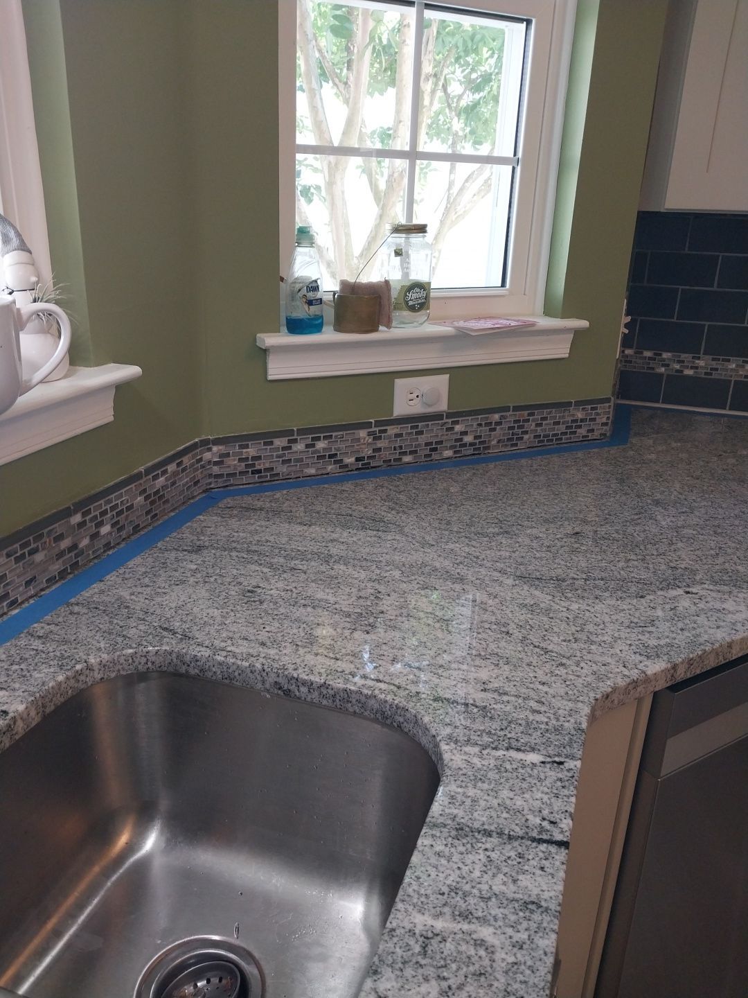 Kitchen Remodel using Caulk  by Laser Focused Solutions LLC