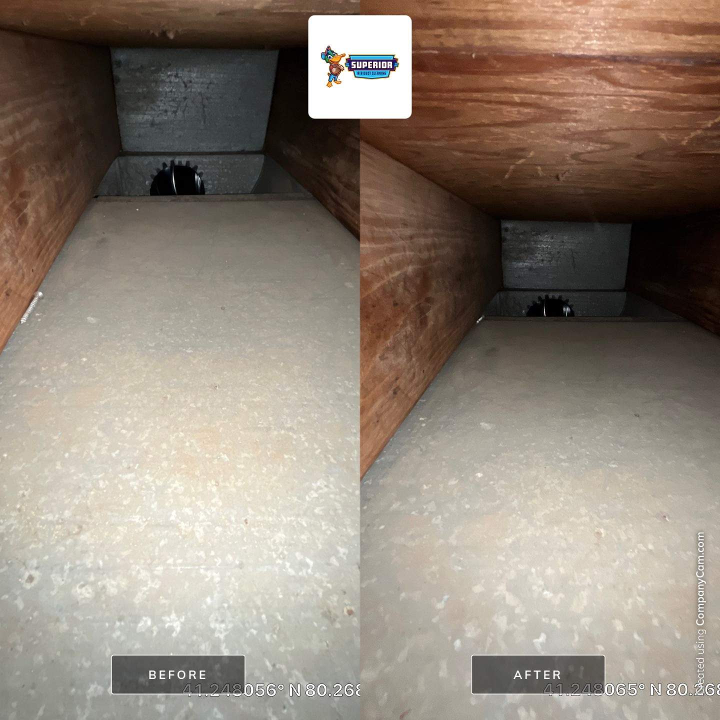 Air Duct Cleaning With a Vacuum Truck in Mercer, PA. by Superior Air Duct Cleaning