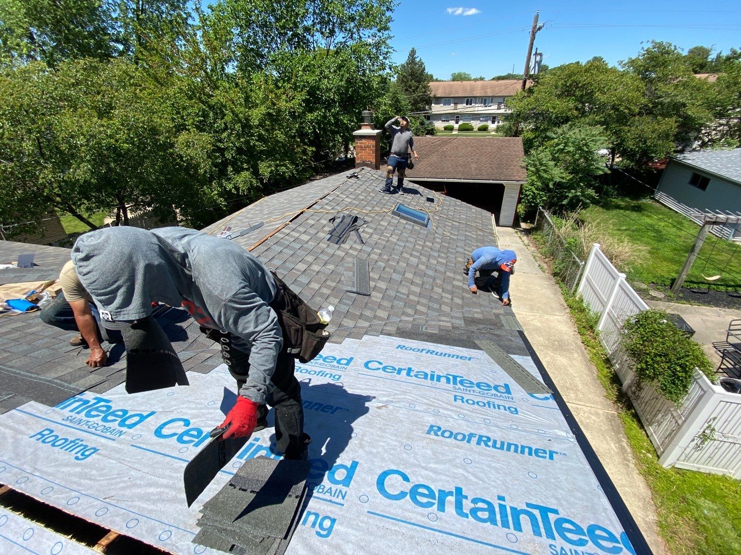Roof Replacement using CertainTeed Landmark by 180 Contractors