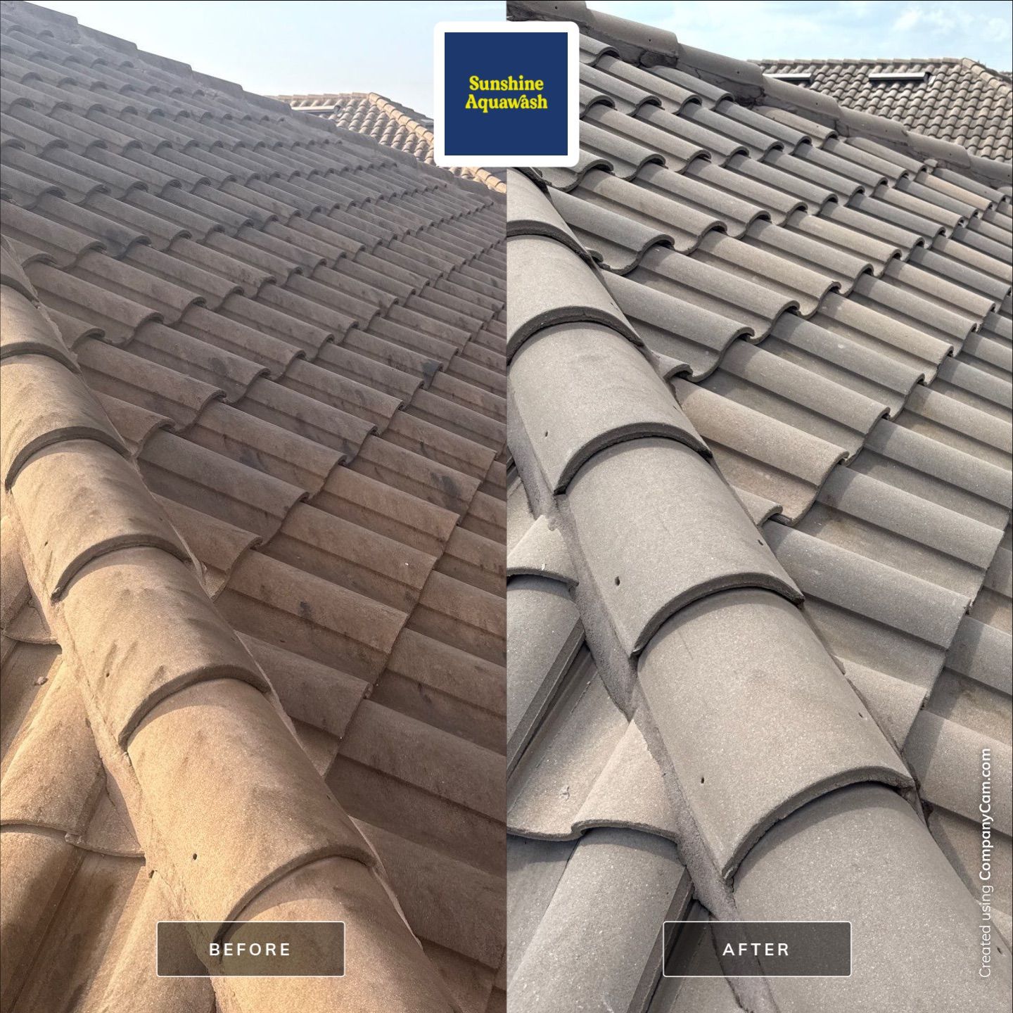 Tile Roof Cleaning in Artisan Lakes Community – Palmetto, FL by Sunshine AquaWash