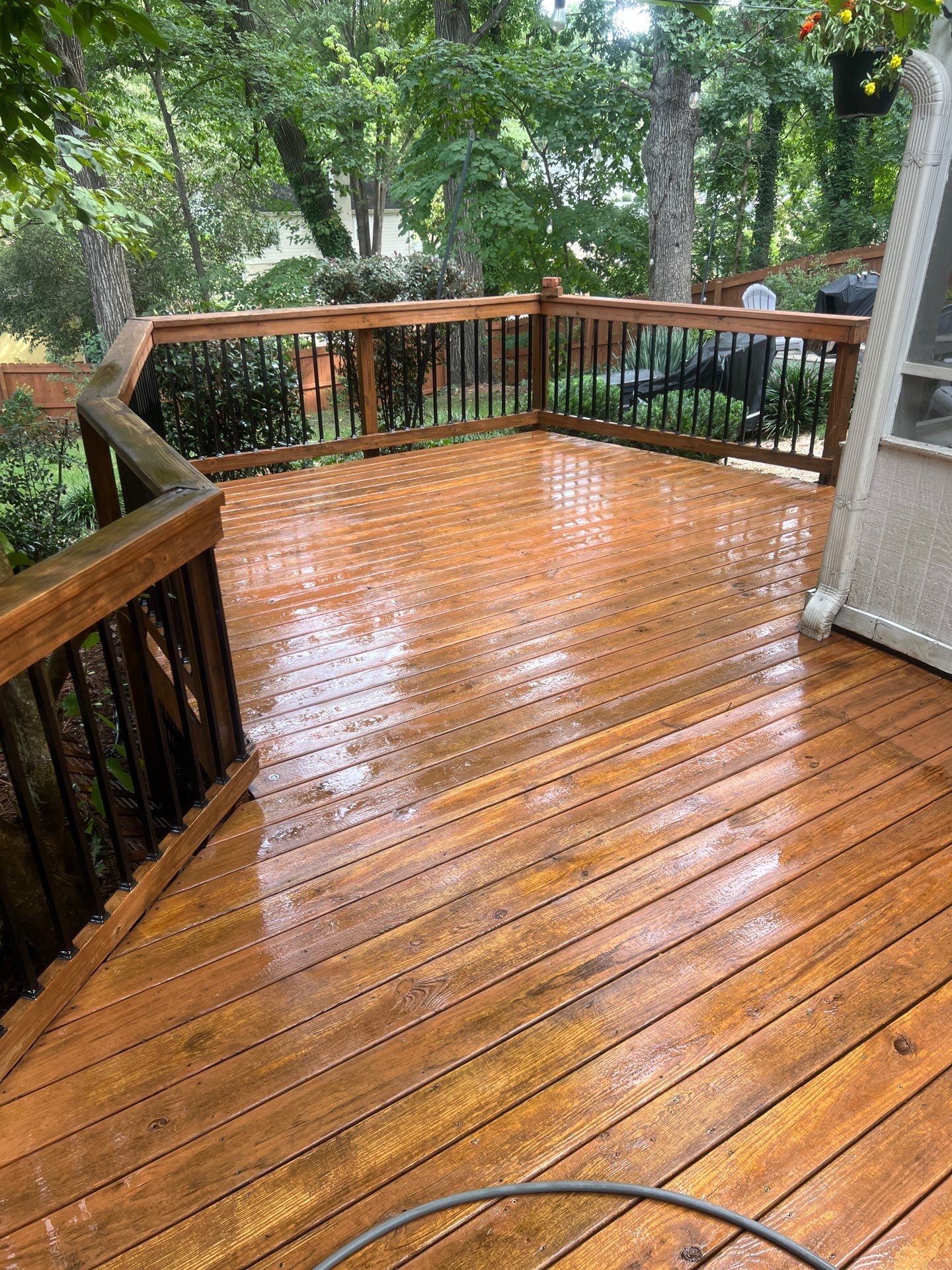 Weathered Deck using AcryFin and Stain by DuraSeal