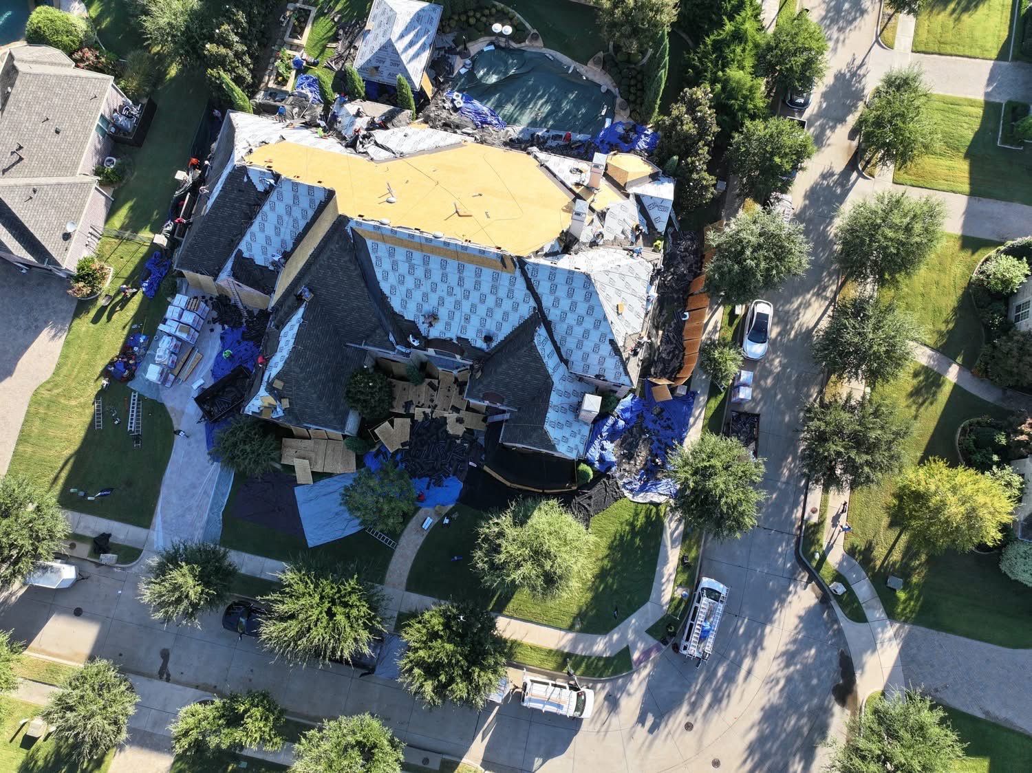 Residential Roof Replacement using CERTAINTEED BELMONT IR BLACK GRANITE by Elite Roofing LLC