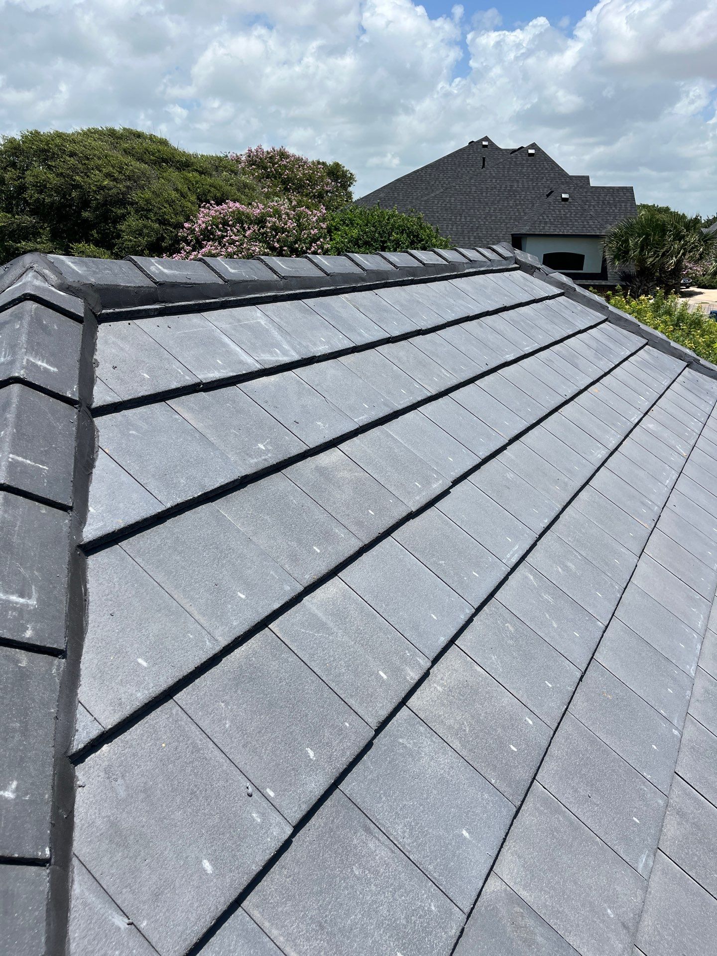 Golf-Proof Tile Roof by Bayfront Roofing and Construction