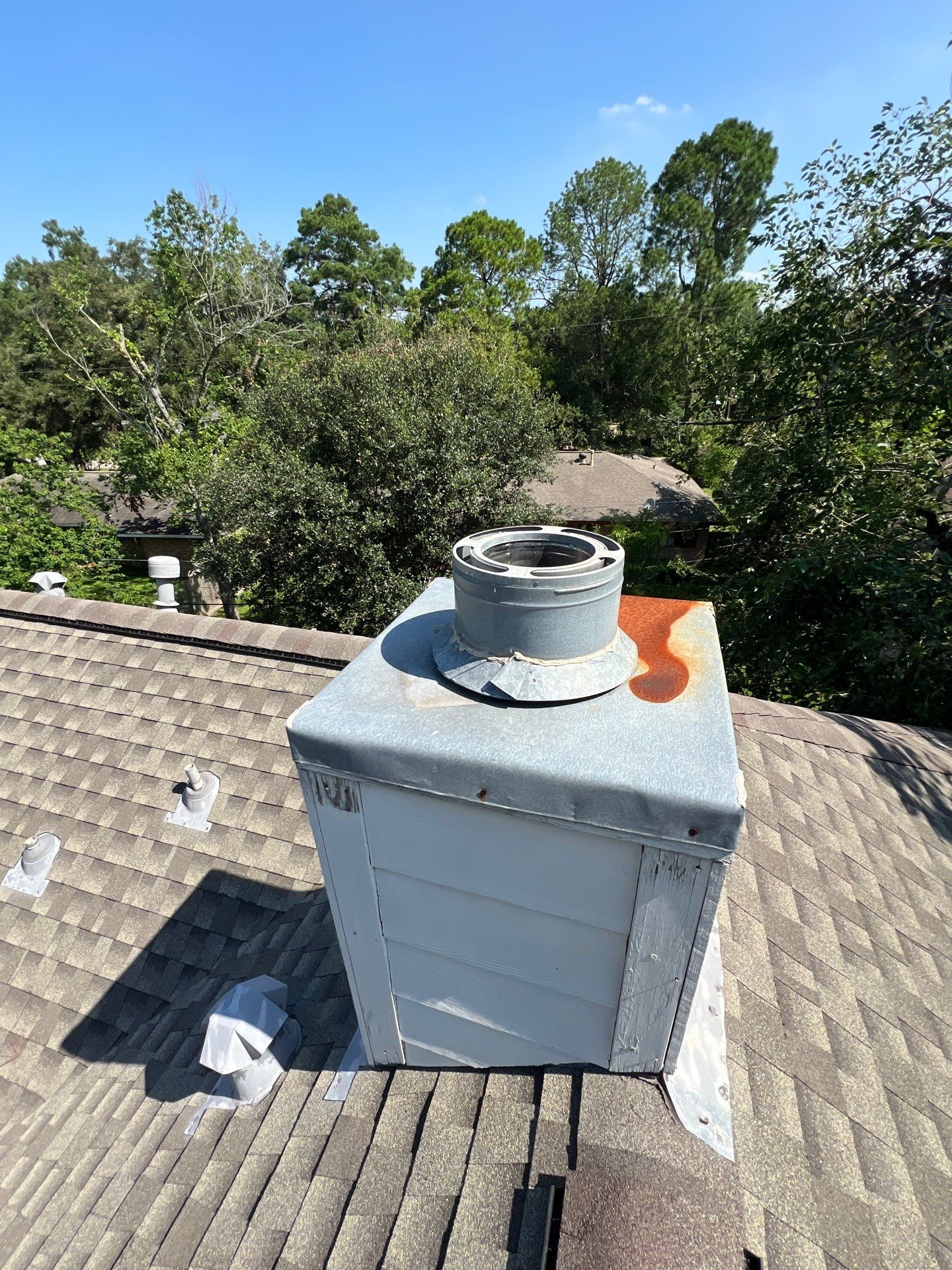 Hail Damage using Metal by Roof Repair Company