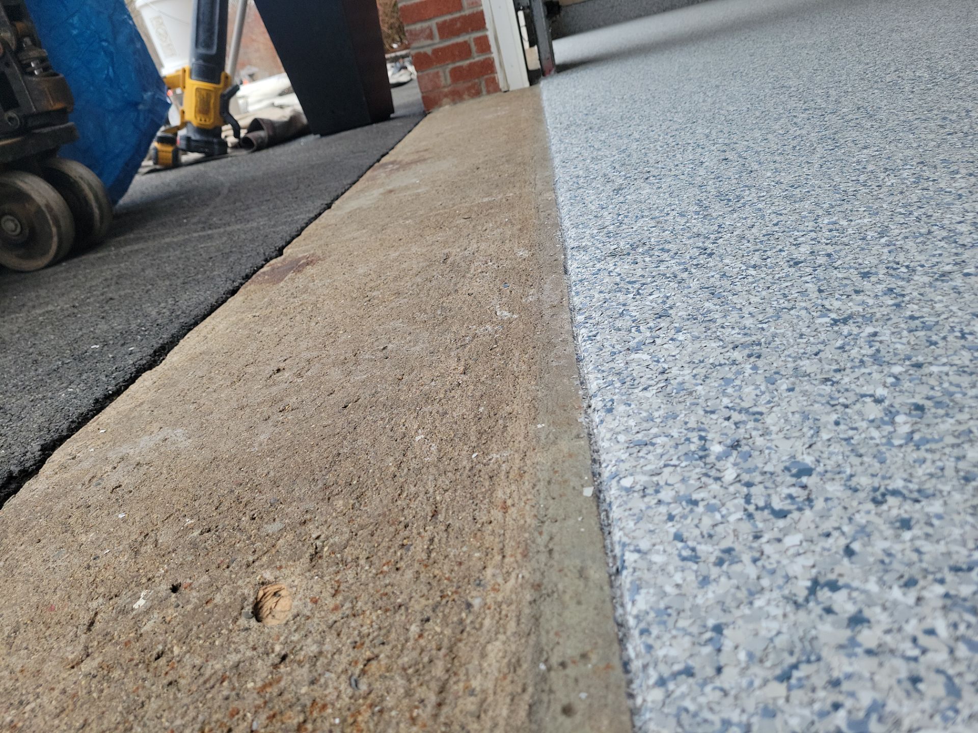 Garage Floor Coated by Spectrum Painting, LLC