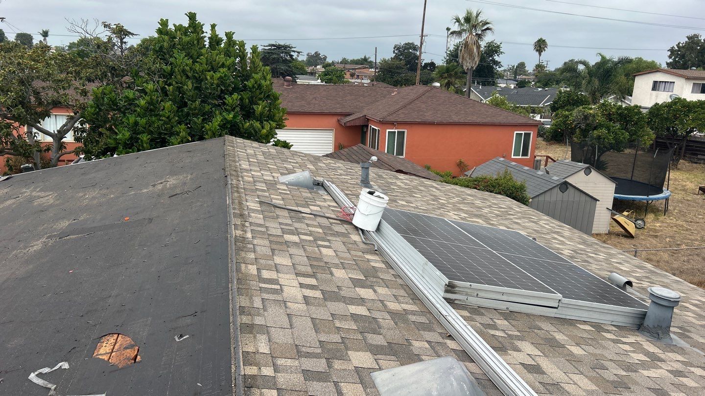 Partial Roof Replacement in Lemon Grove by Reliable Roofing San Diego Inc.
