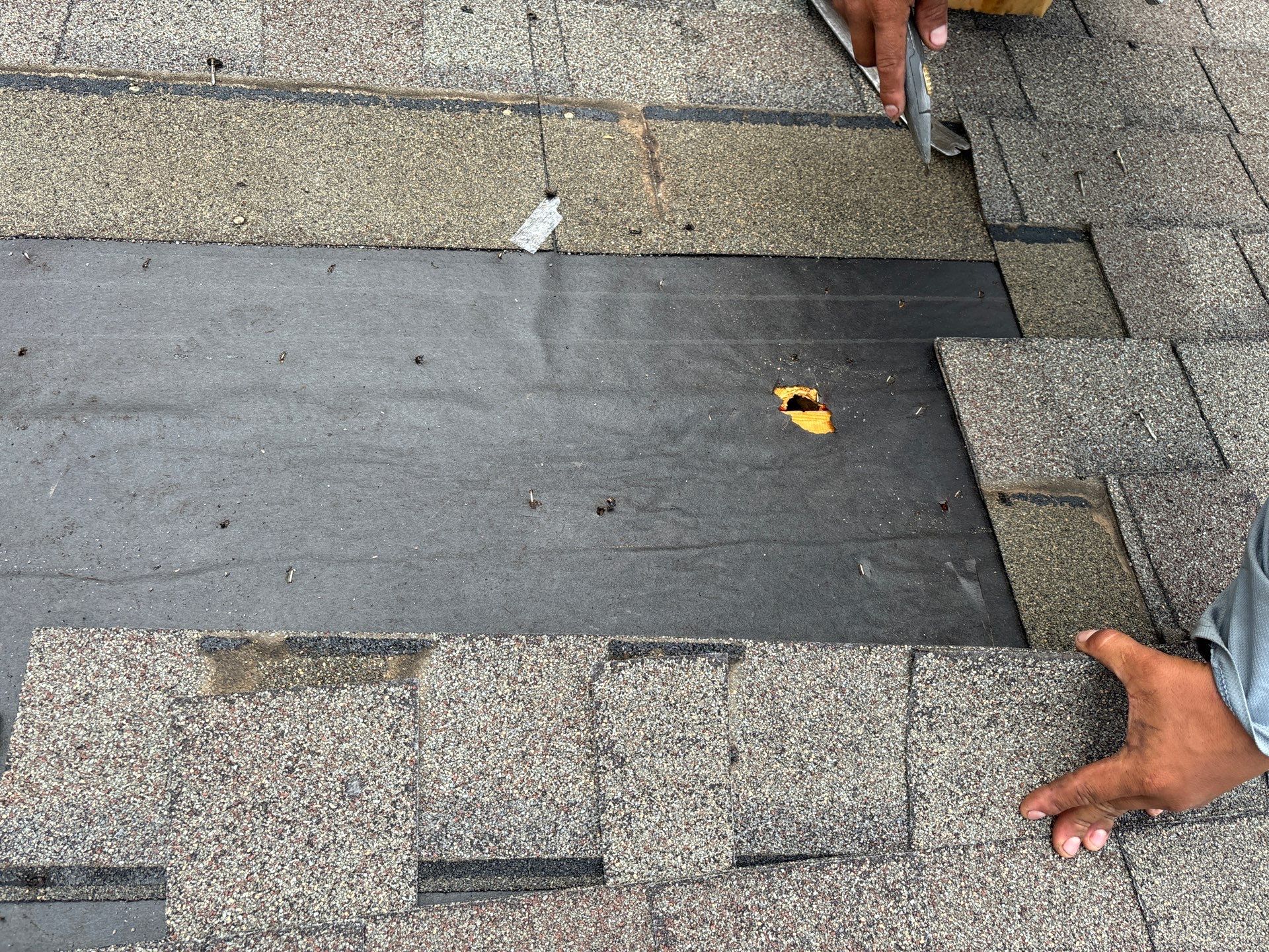 Residential Roofing Repair using Owen's Corning Duration (Lifetime) Shingles by Roof Repair Company