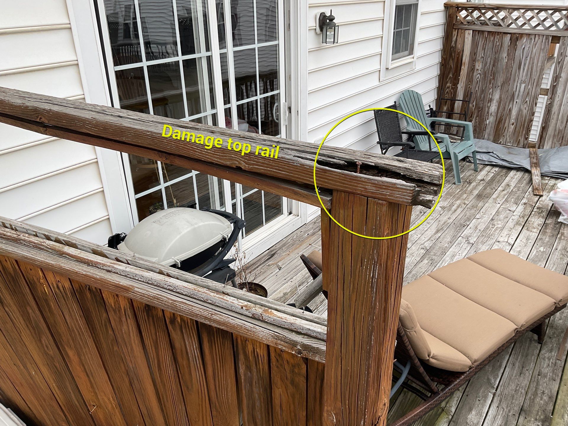 Deck repair  by Alpha Design Services