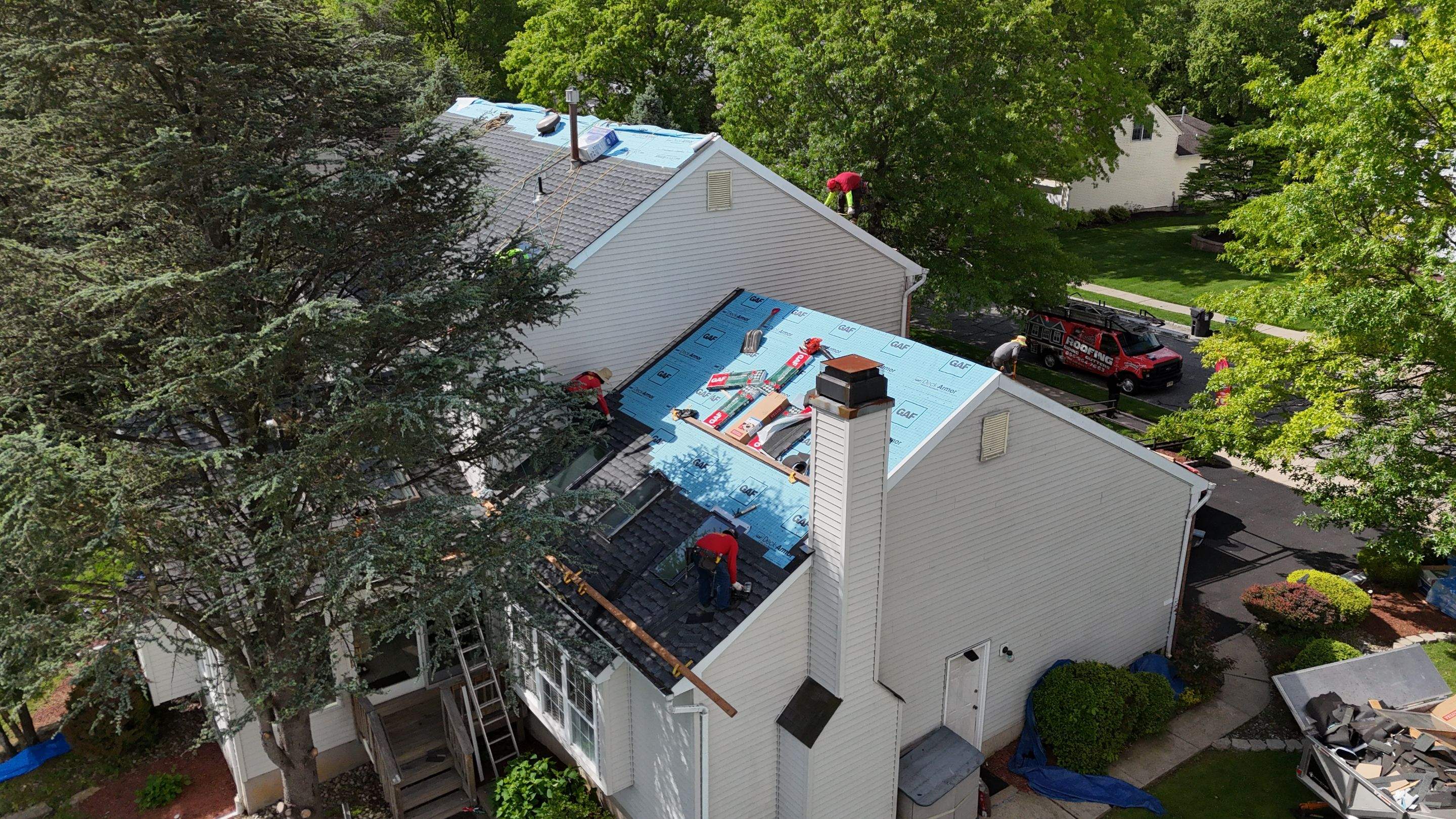 Roof Project in Stewartsville, NJ by All State Home Improvement Inc.