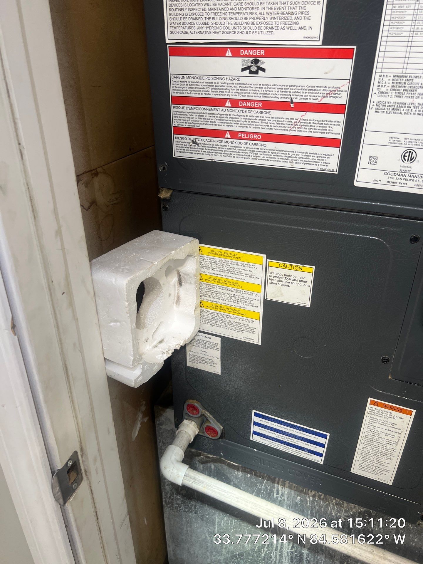HVAC Air Handler Repair and Ductwork Sealing in Austell by Veasey Mechanical Services
