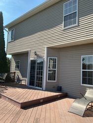 Window Cleaning in Lake Hopatcong, NJ — Gallo Bros job photo
