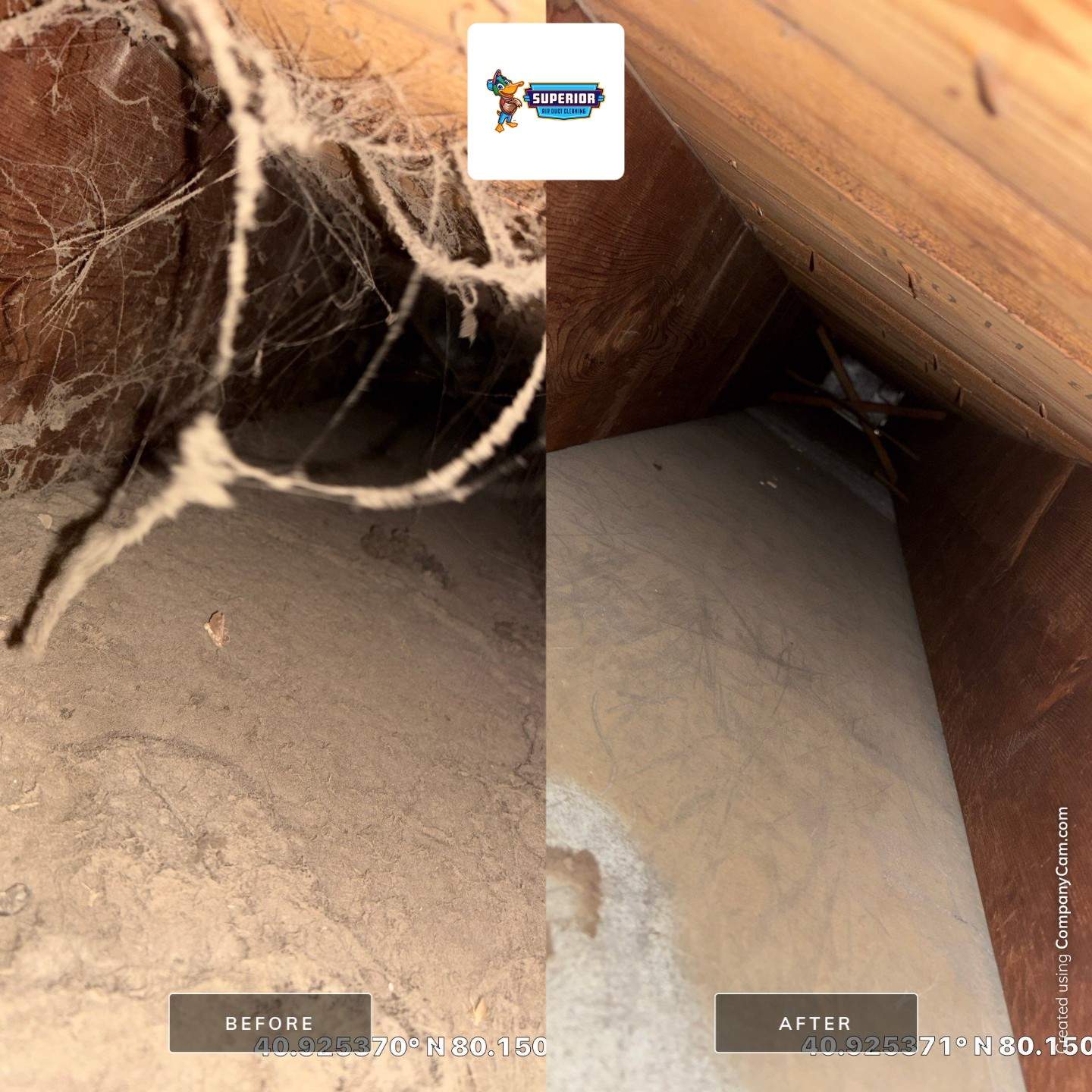 Air Duct Cleaning With a Vacuum Truck in Portersville, PA by Superior Air Duct Cleaning