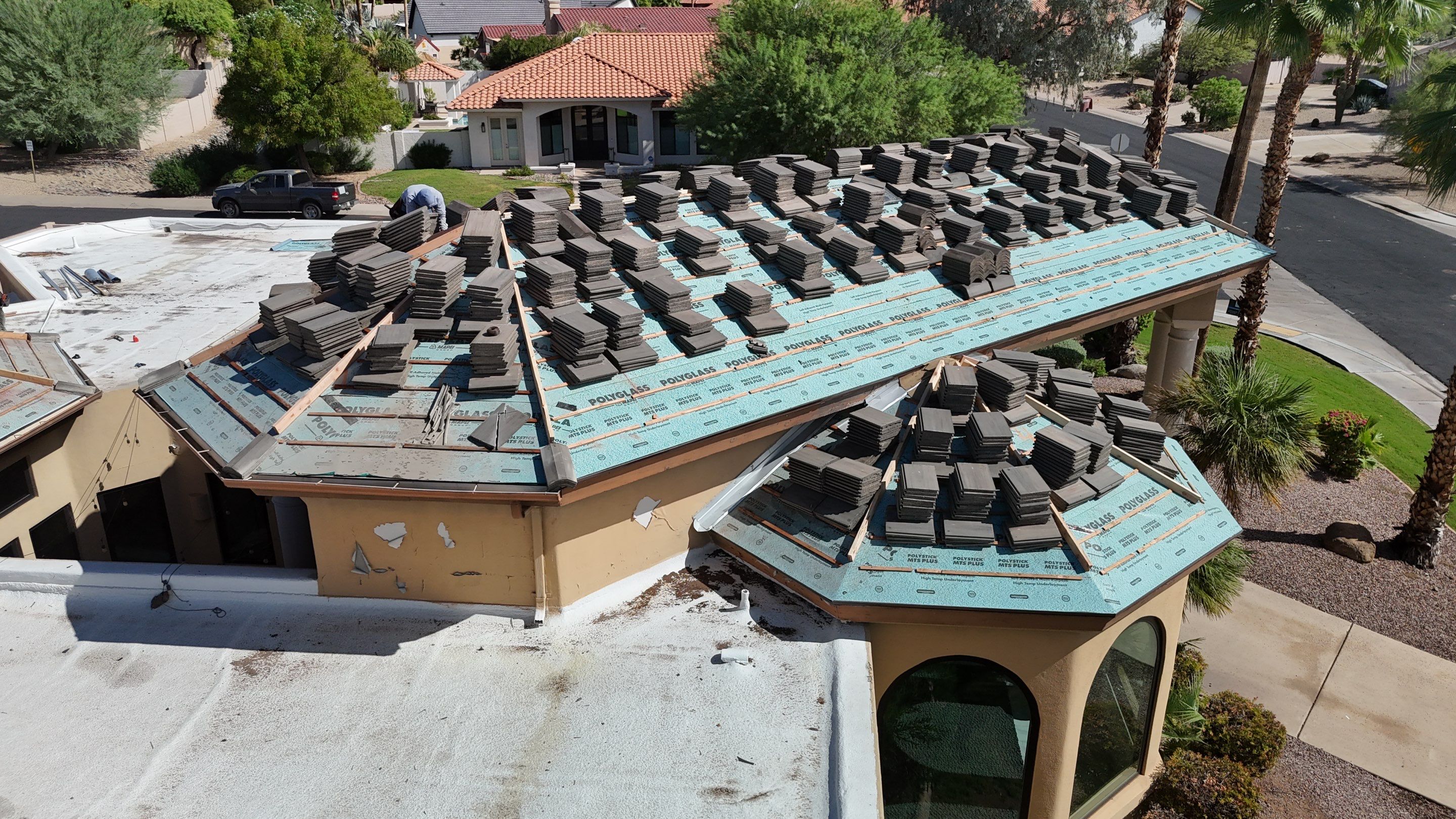 Project in Scottsdale, AZ by Saint Roofing