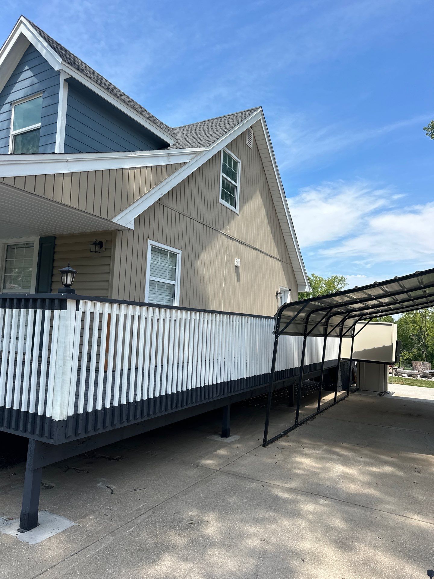 Out with the Old , in with the Blue  by EEC  Windows, Siding & Roofing 