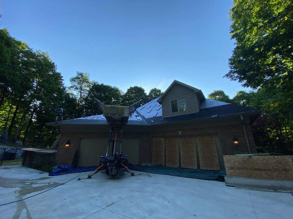 Residential Roofing Installation using GAF Timberline HDZ Barkwood by Nitro Roofing and Construction